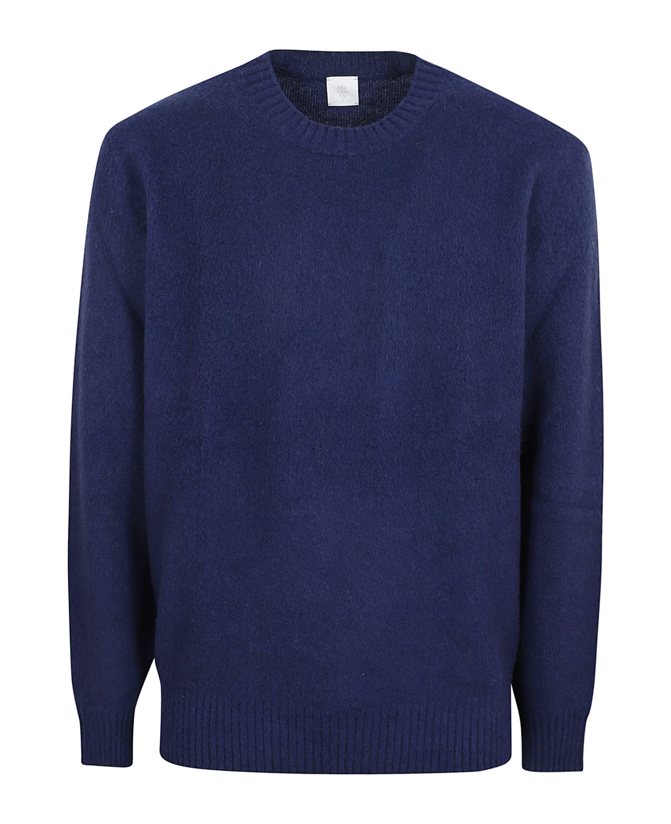 Eleventy Crew-neck Sweaters - Blue