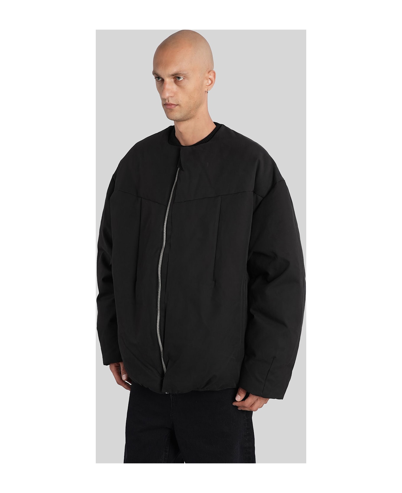 Entire Studios Pod Puffer Puffer In Black Cotton - black