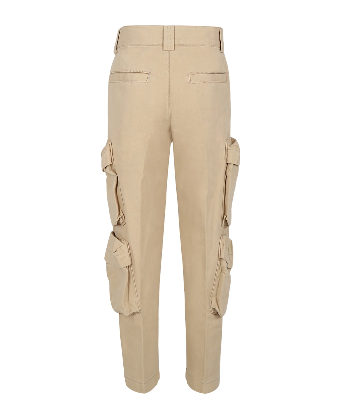 Diesel Beige Trousers Per Bambino Con Logo - Beige