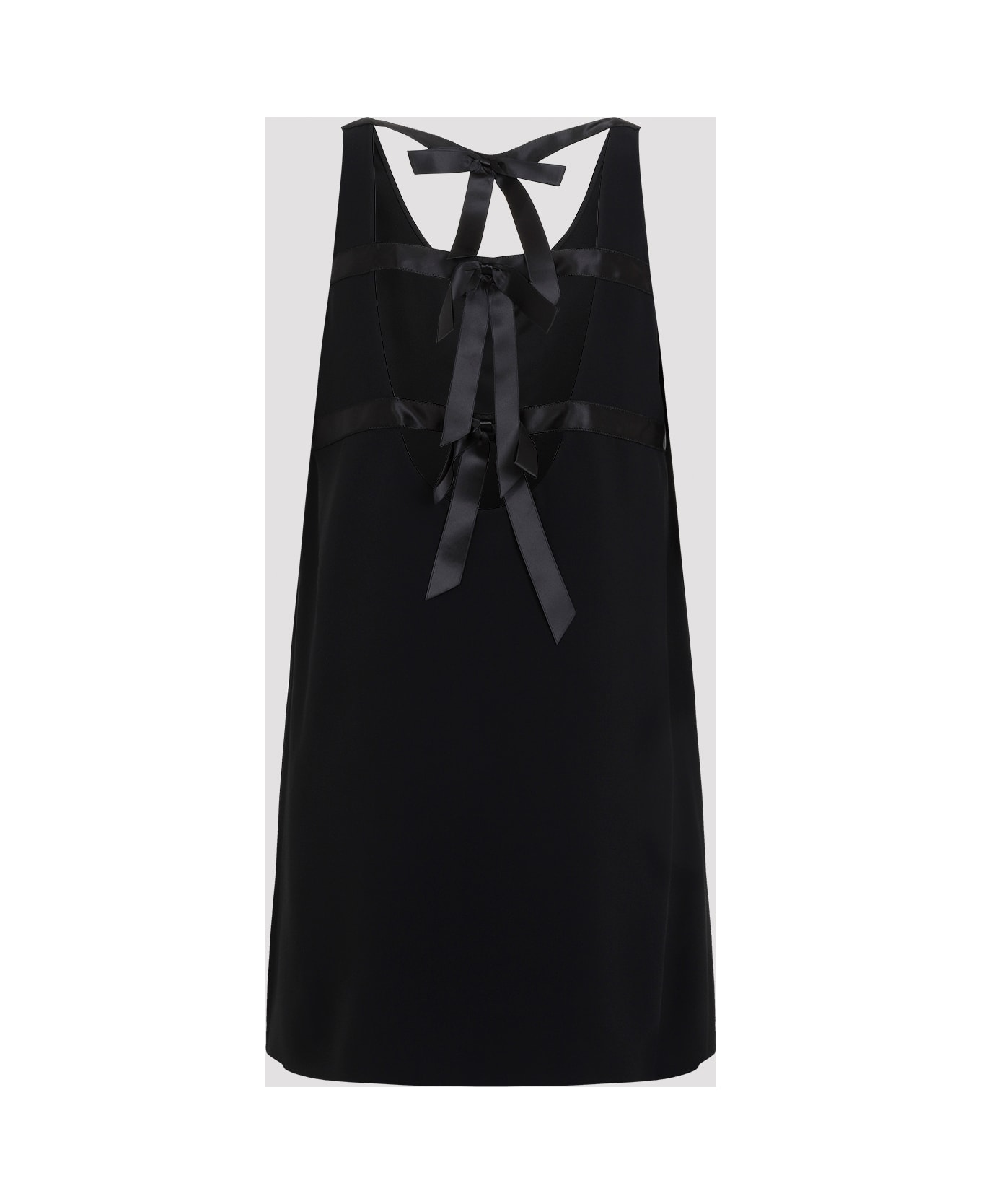 Prada Acetate Midi Dress - Nero