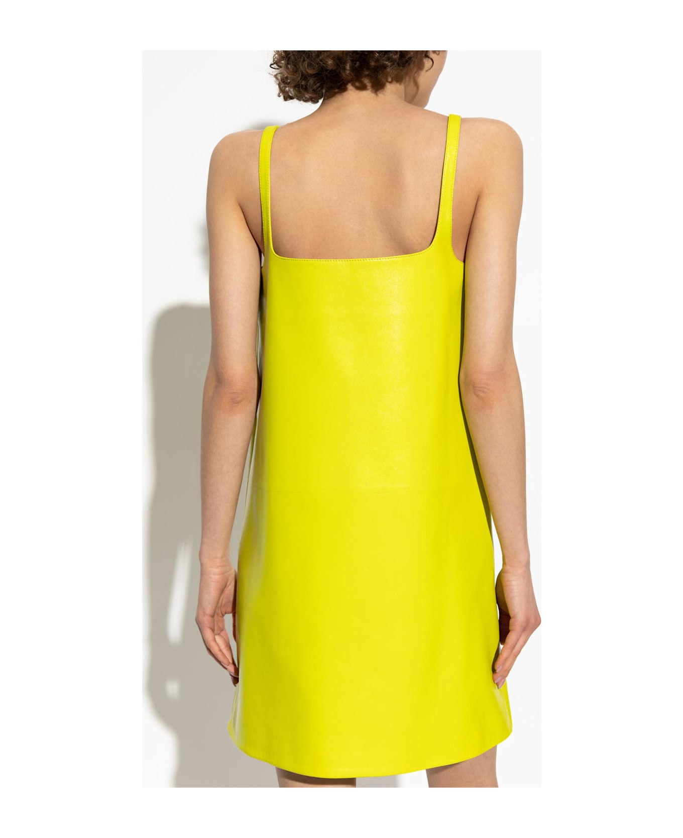 Gucci Leather Strap Dress - Green