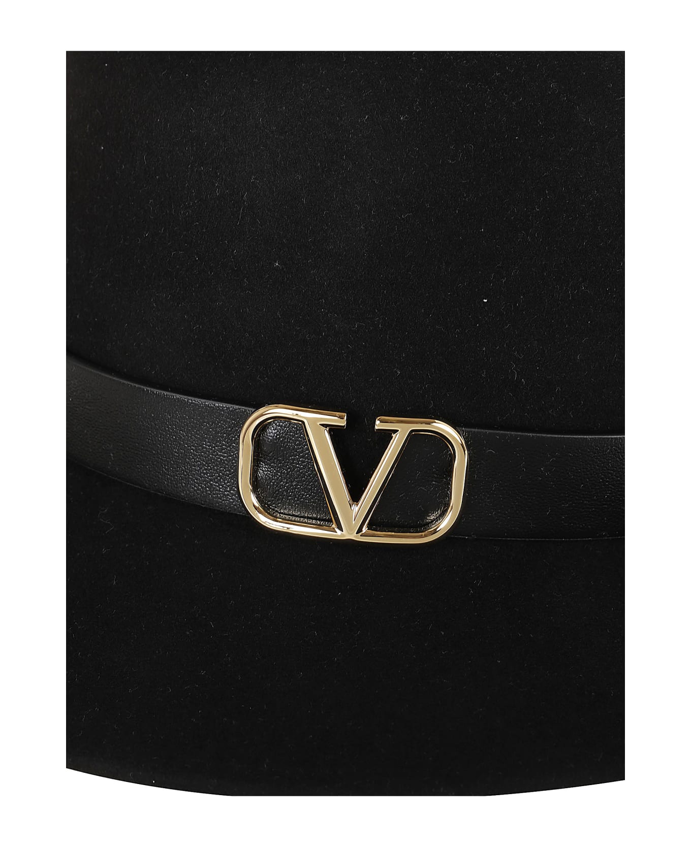 Valentino Garavani Fedora Vlogo Signature - Black