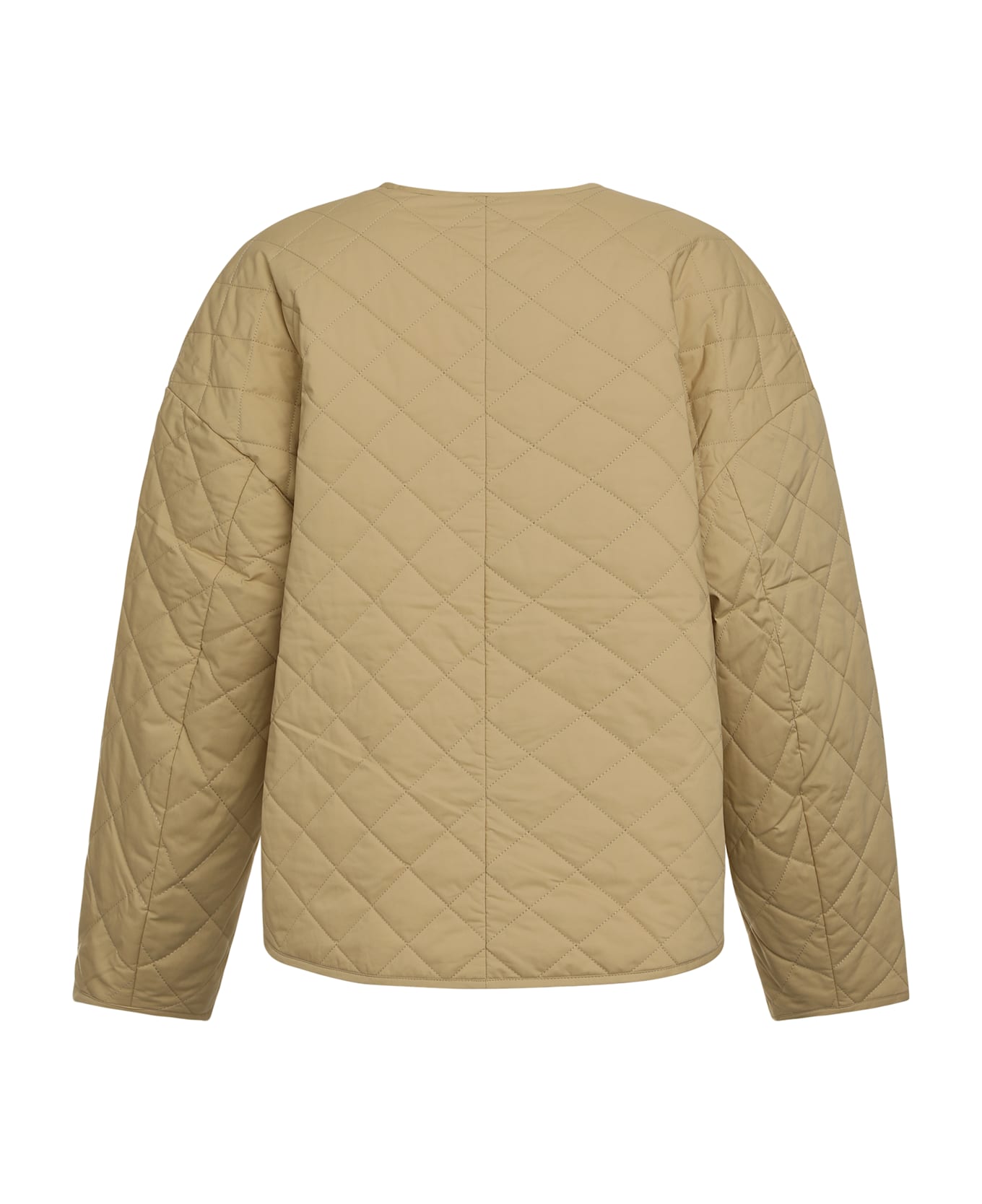 Totême Quilted Jacket With Snaps - Beige