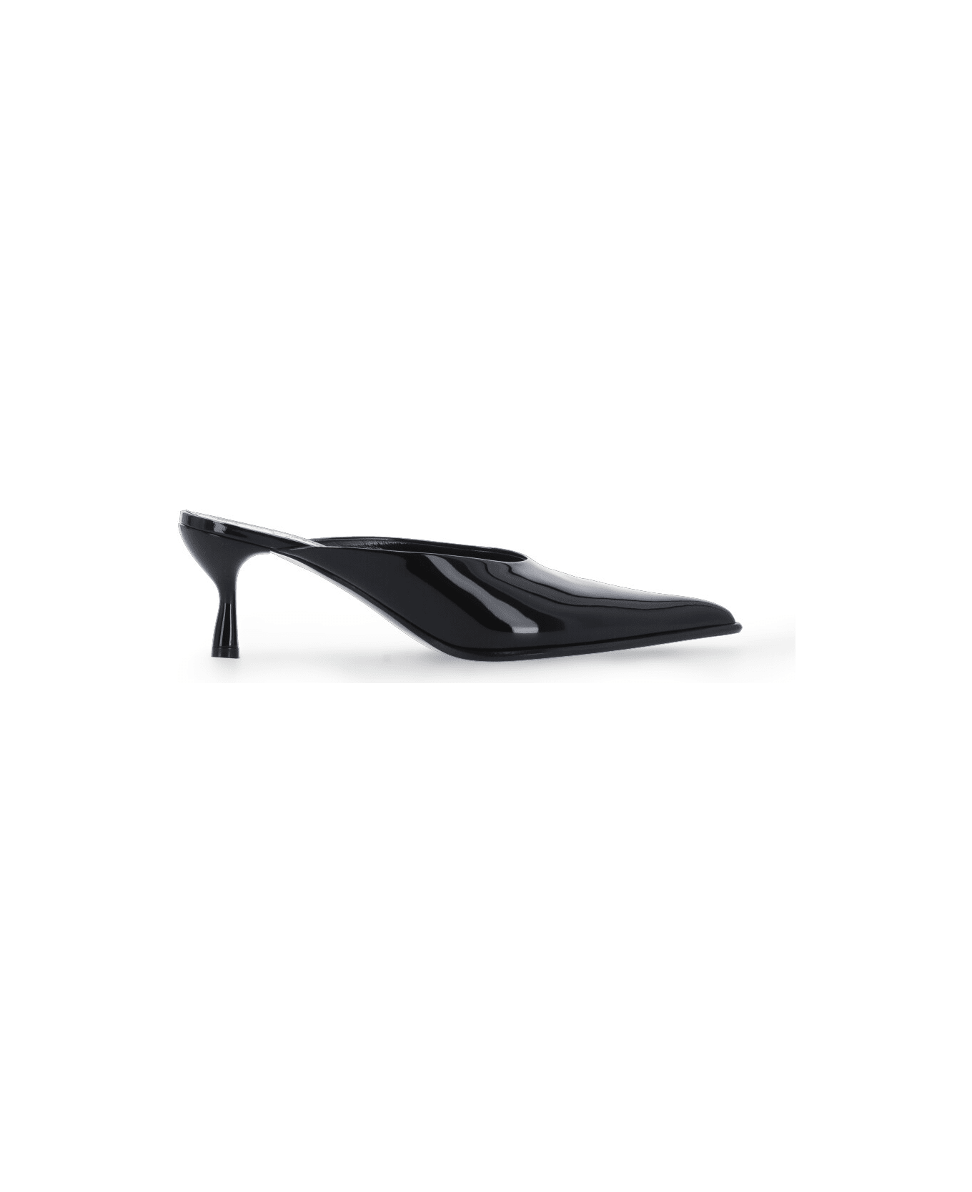 Lanvin Slip On Sandals With Heel - Black