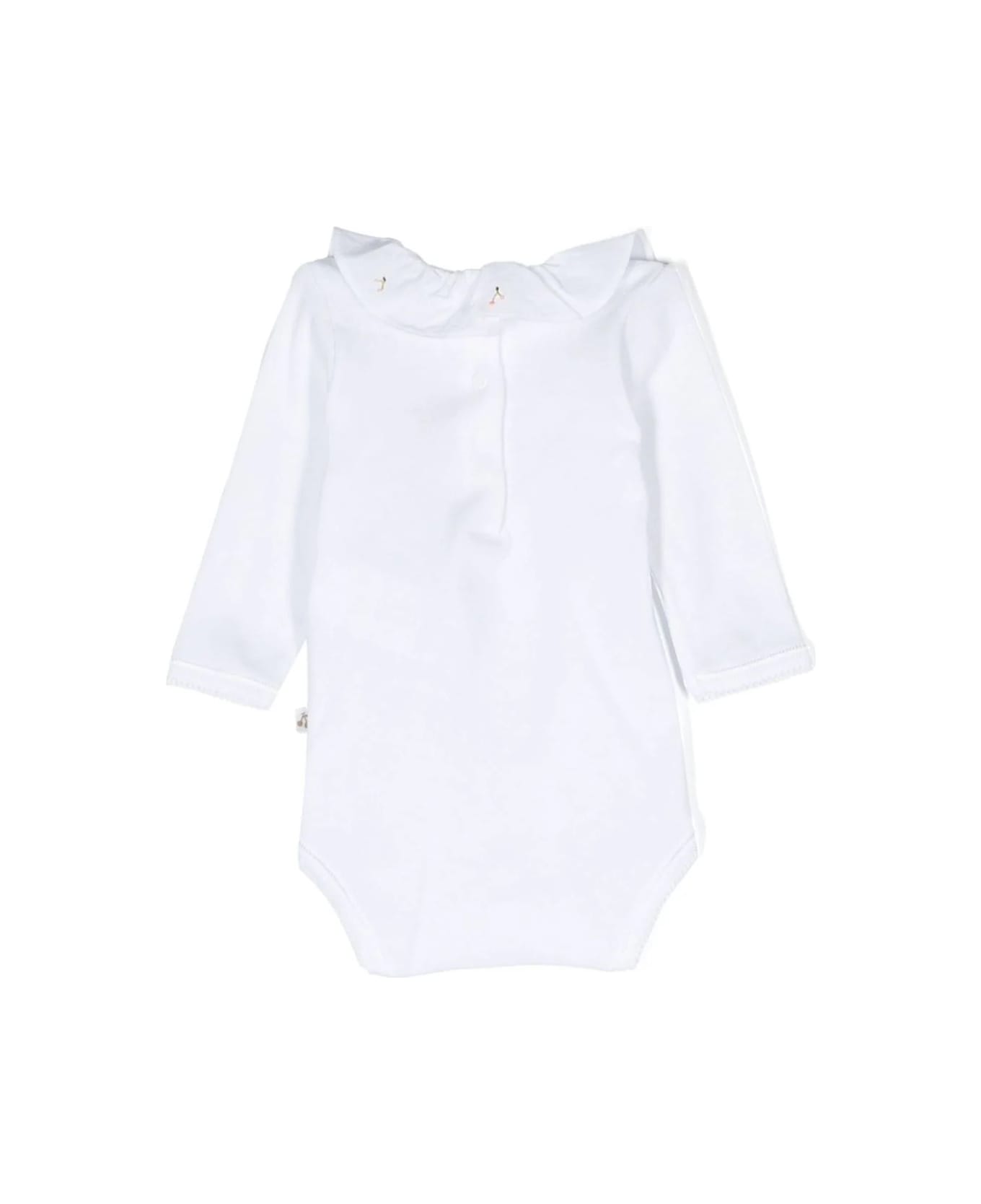 Bonpoint White April Bodysuit - White