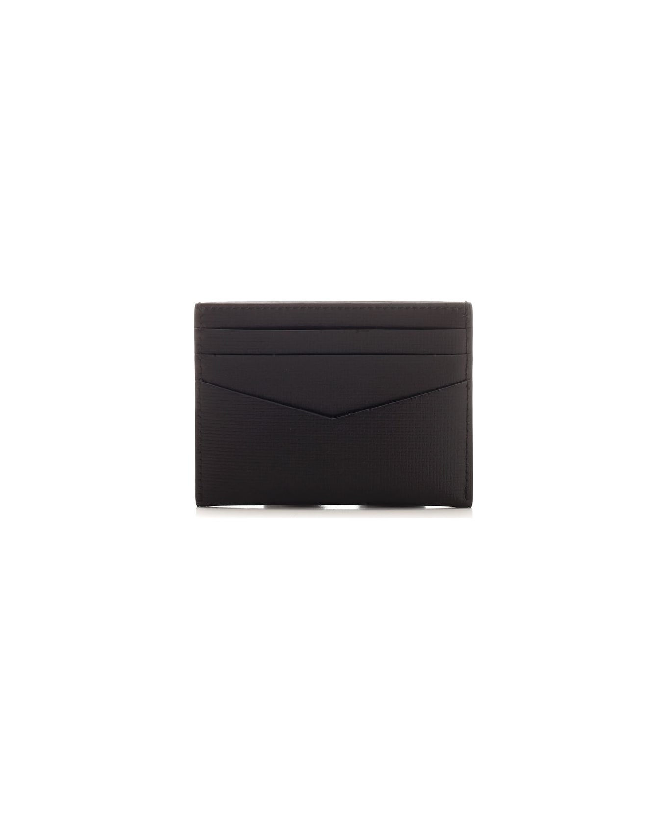 Givenchy Black Leather Card Holder - Black