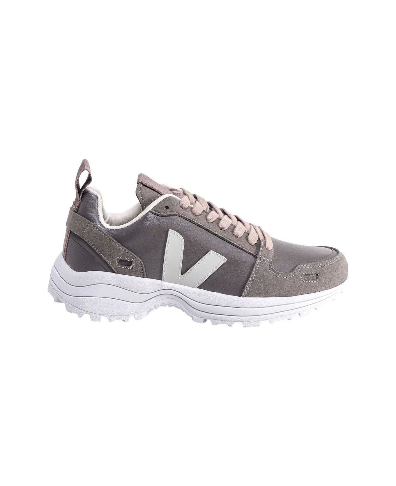 Rick Owens Hiking Style Lace-up Sneakers - Grey