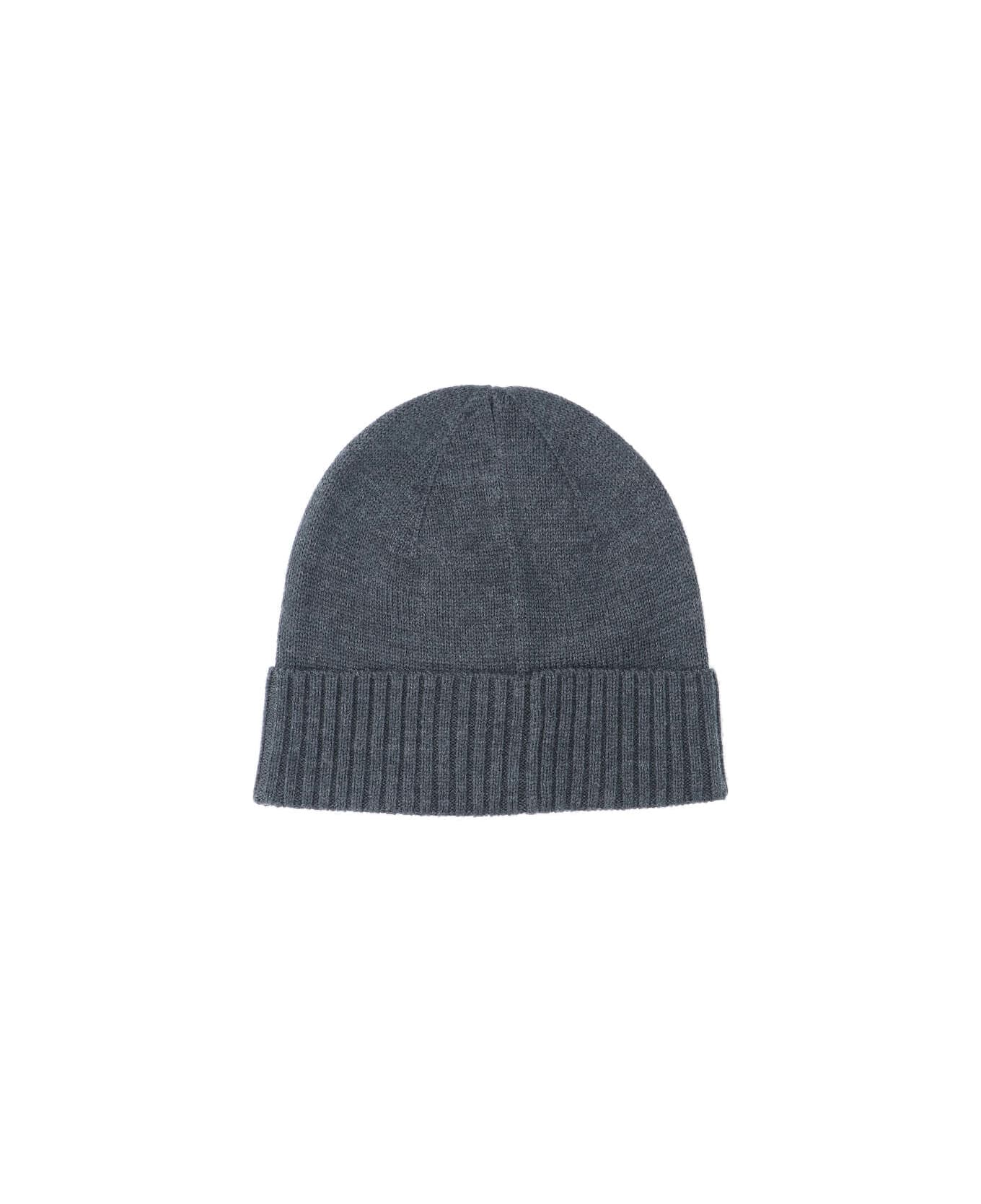 Polo Ralph Lauren Logo Beanie - Dark Granite Hthr