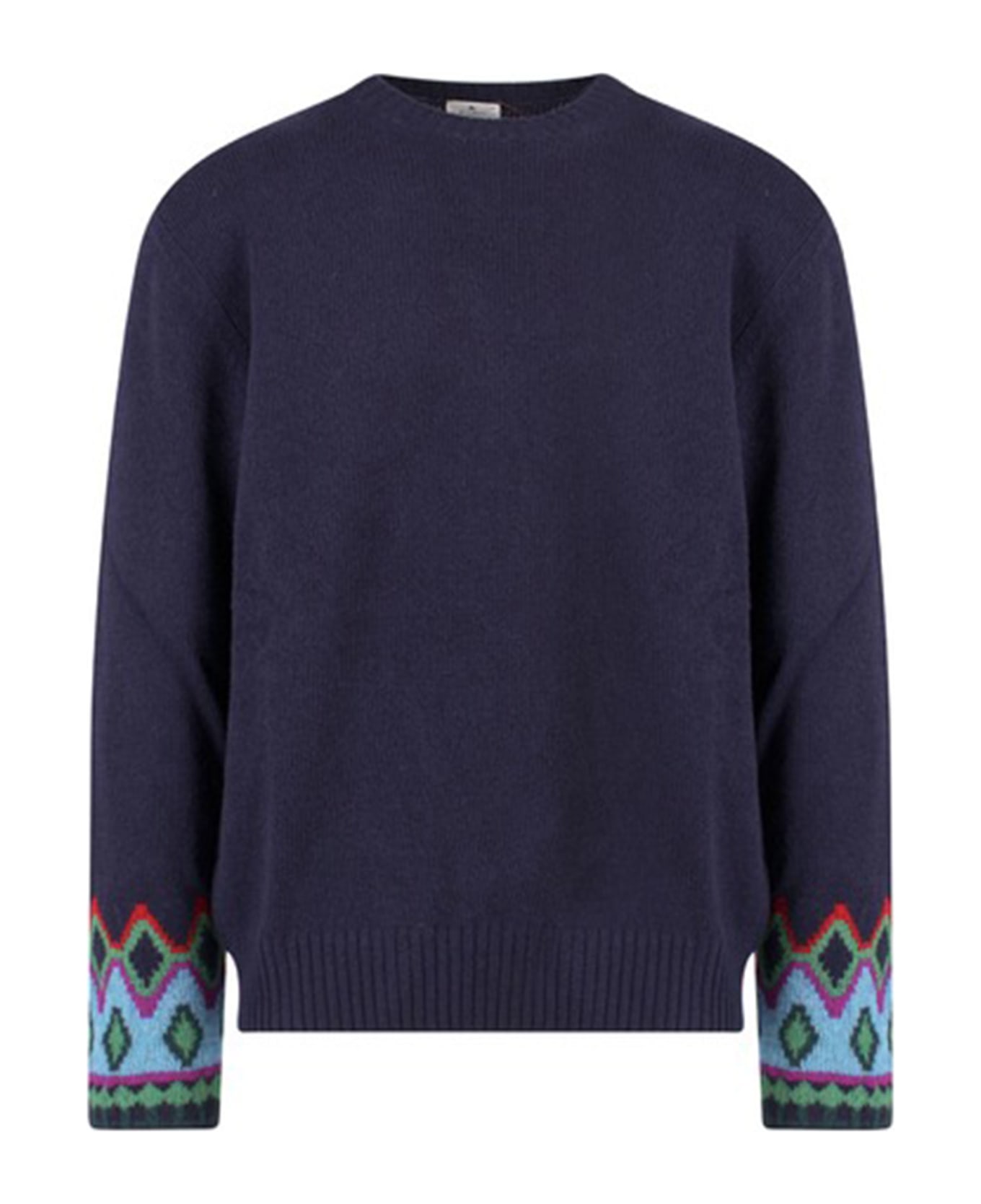 Etro Crewneck Sweater With Embroidery ニットウェア