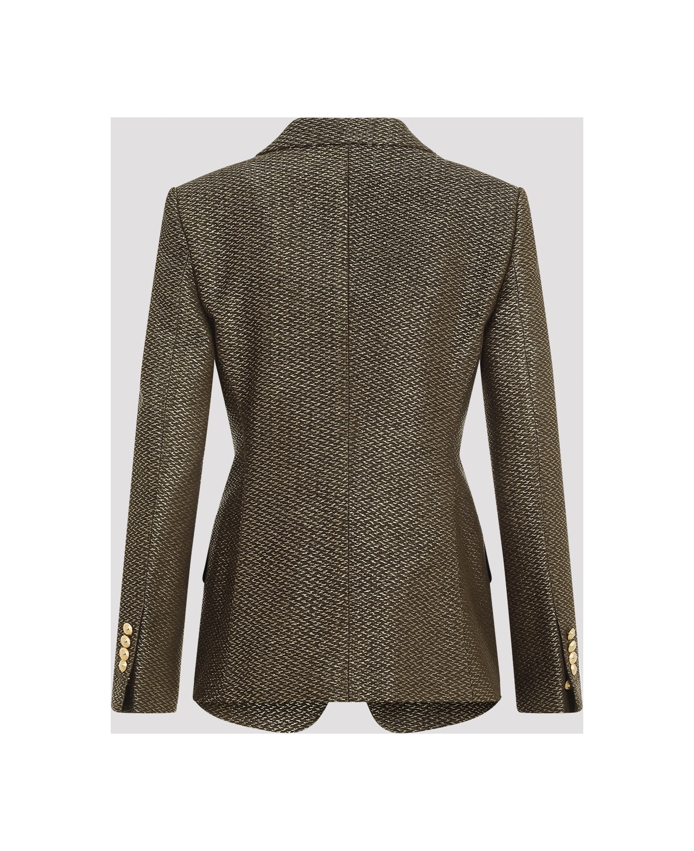 Tom Ford Boucle Single Breasted Jacket - Zoliv Multi Olive