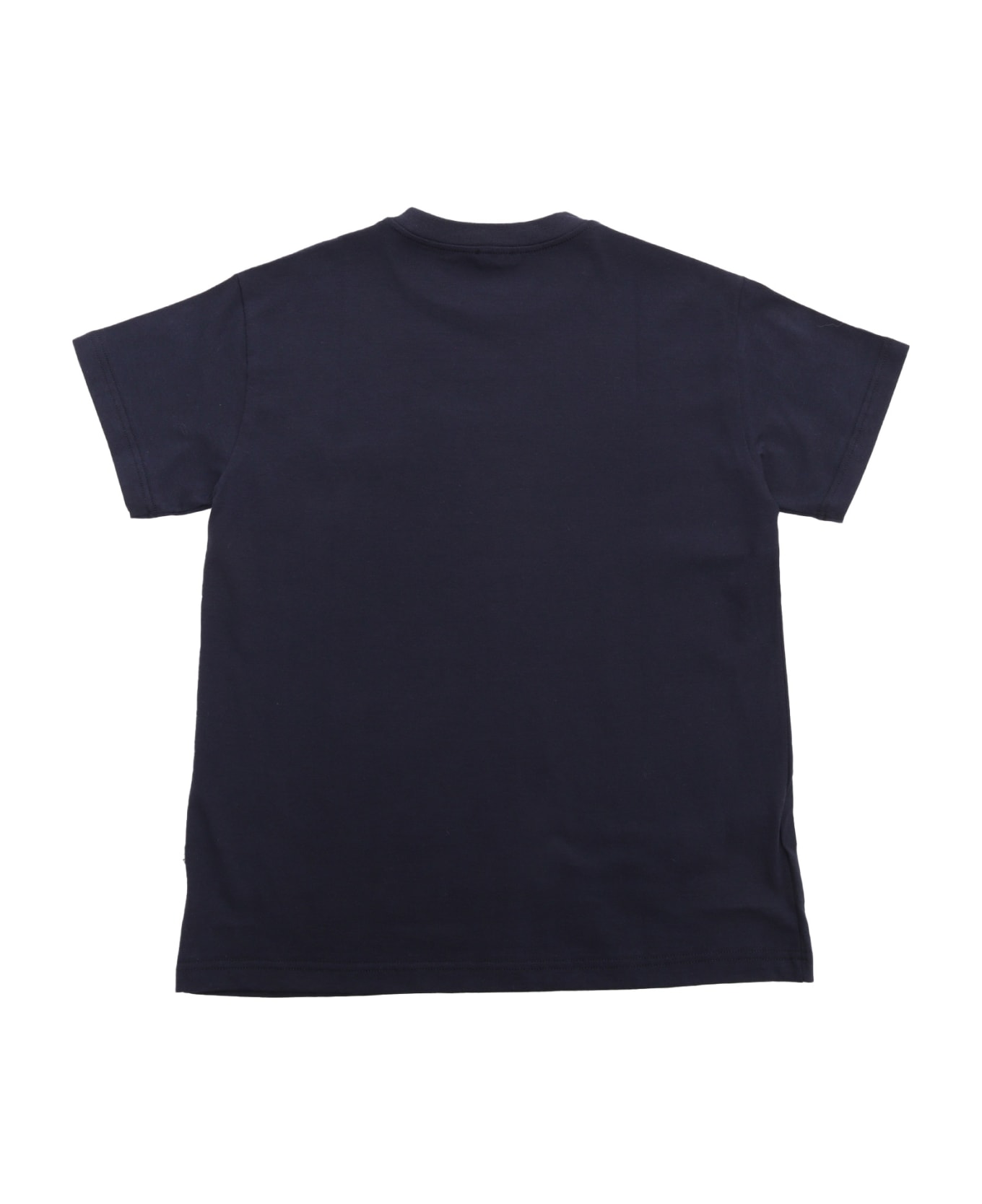 Il Gufo Blue T-shirt Woth Pattern - BLUE