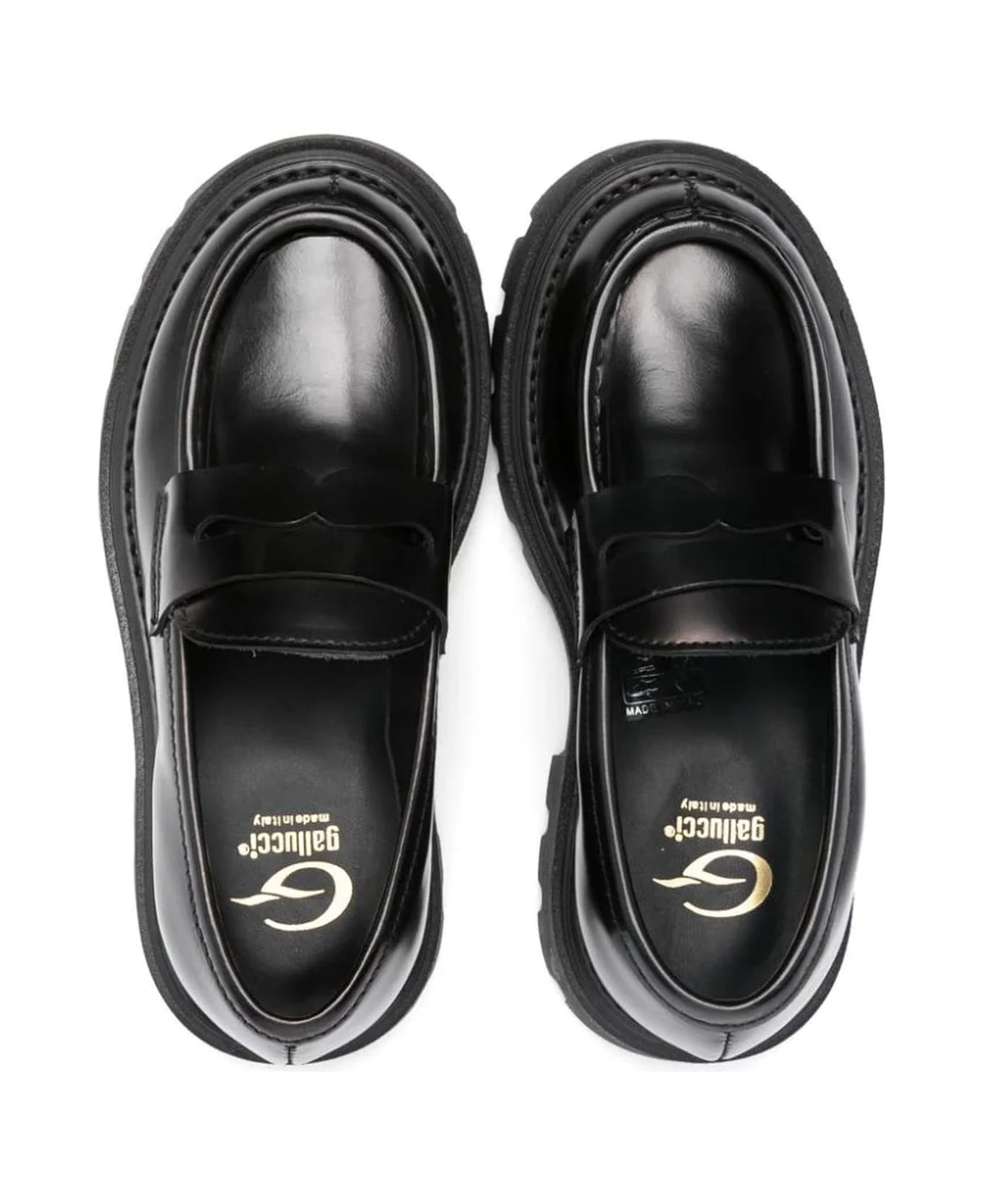 Gallucci Flat Shoes Black - Black