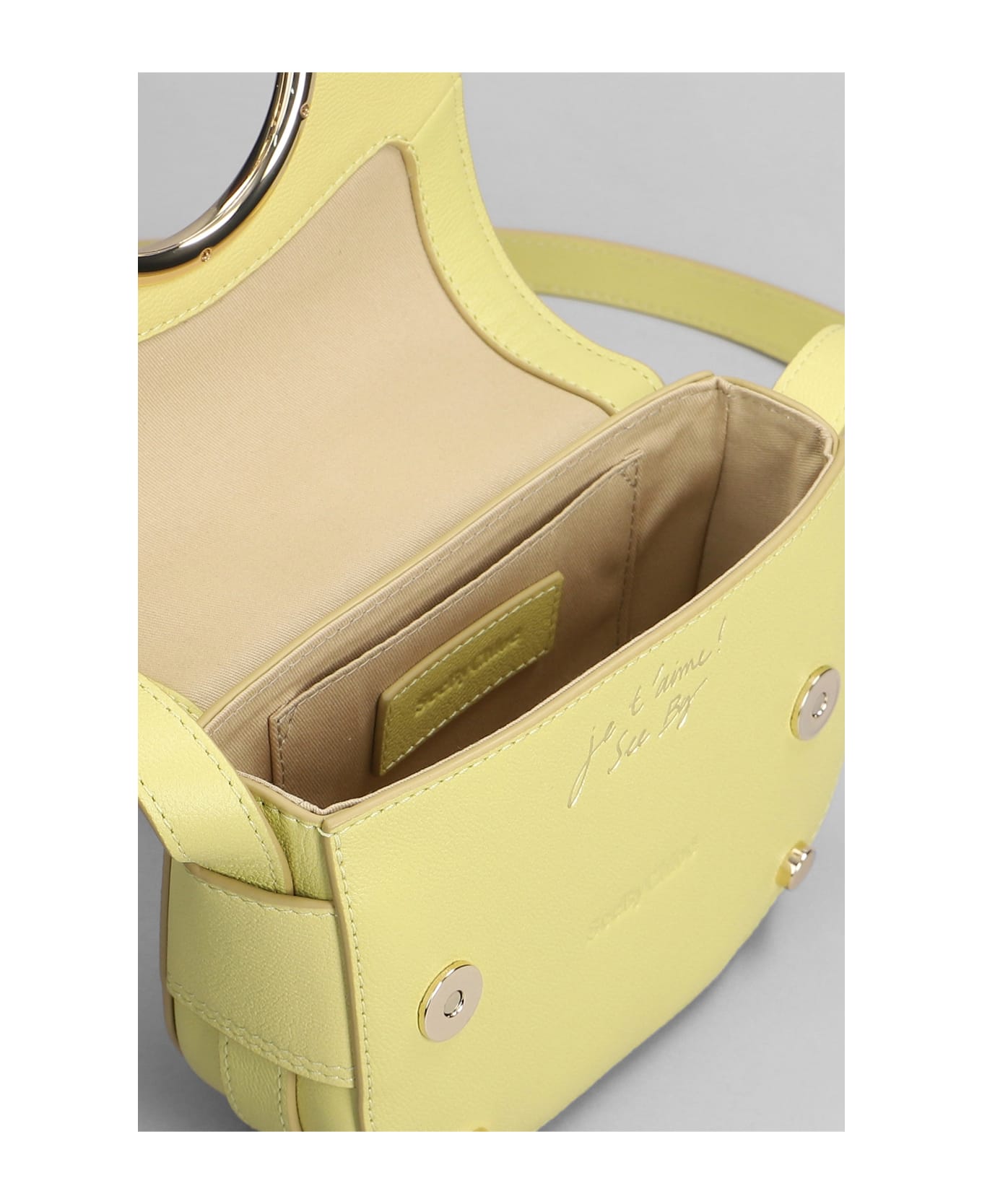 See by Chloé Mara Shoulder Bag In Yellow Leather - yellow