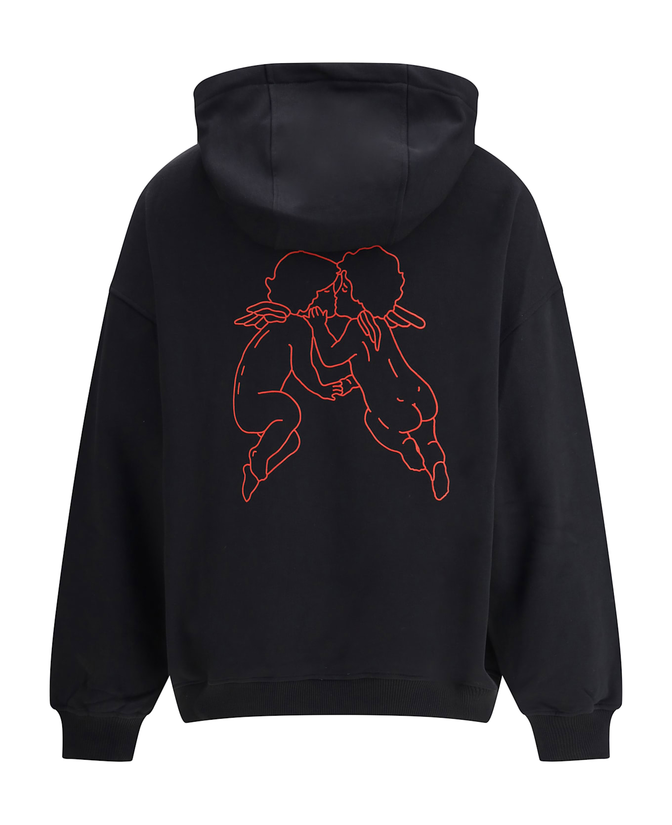 Fiorucci Kissing Angels Love Relaxed Hoodie