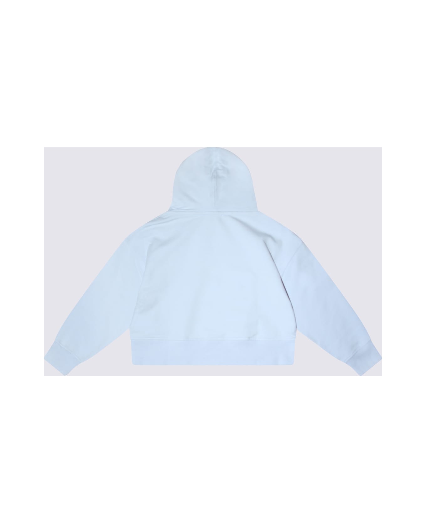 Monnalisa Light Blue Cotton Sweatshirt - Grey