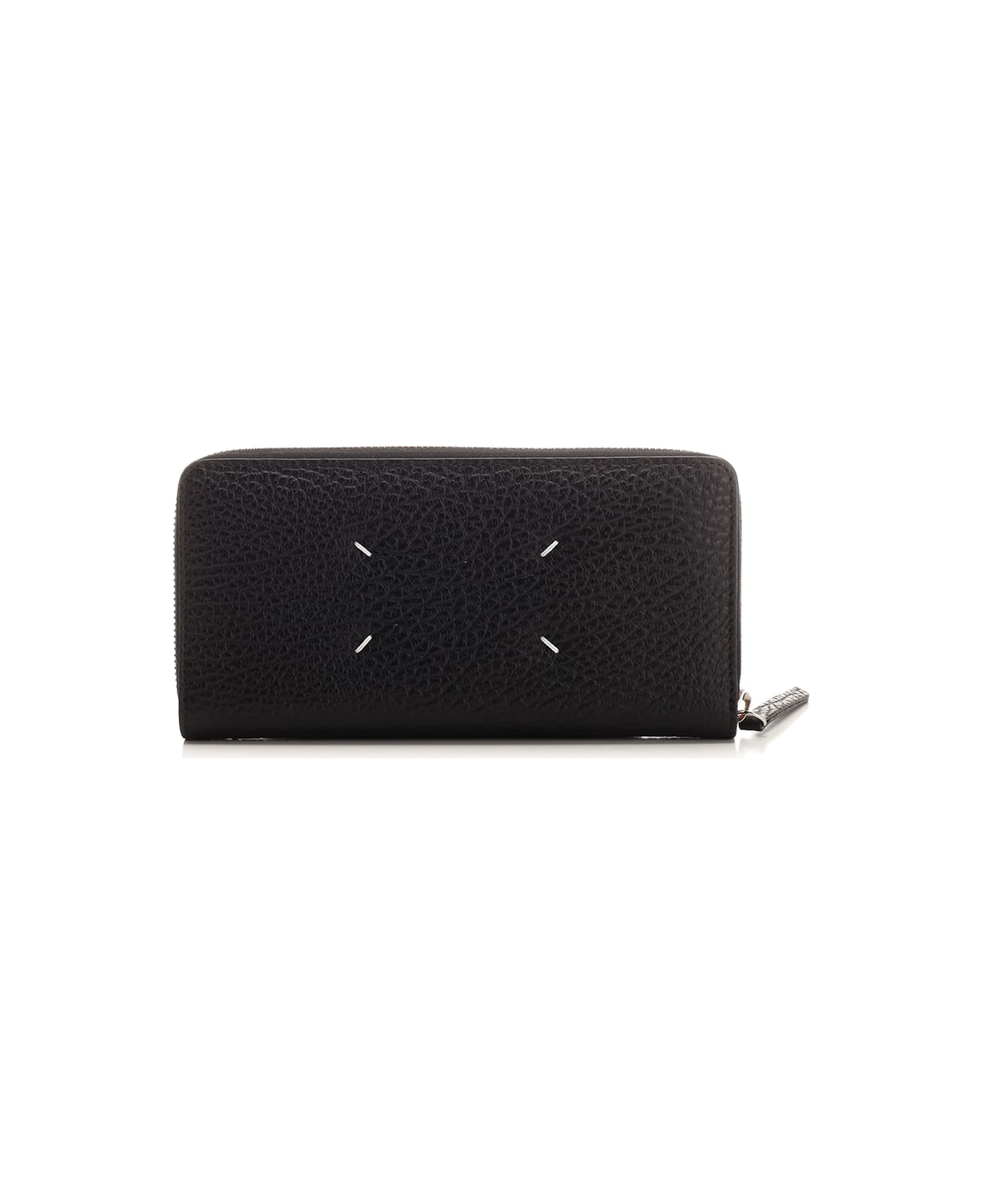 Maison Margiela Black 'four Stitches' Wallet - Black