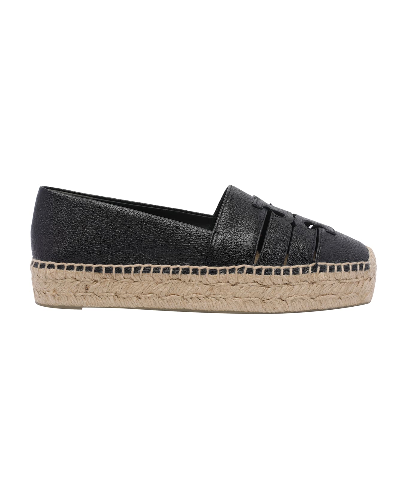 Tory Burch Ines Multi Platform Espadrilles - Black