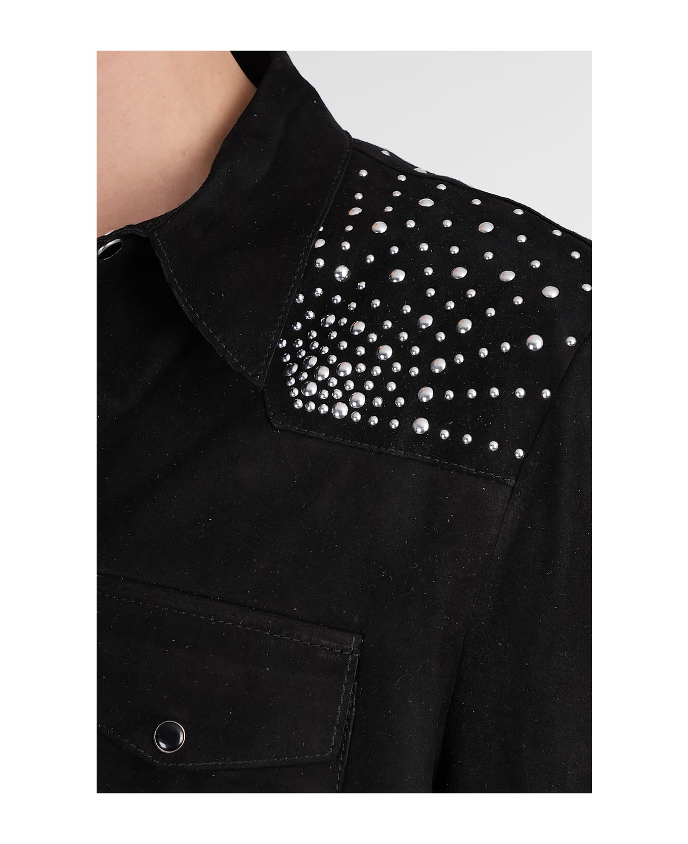 Salvatore Santoro Leather Jacket In Black Leather - black