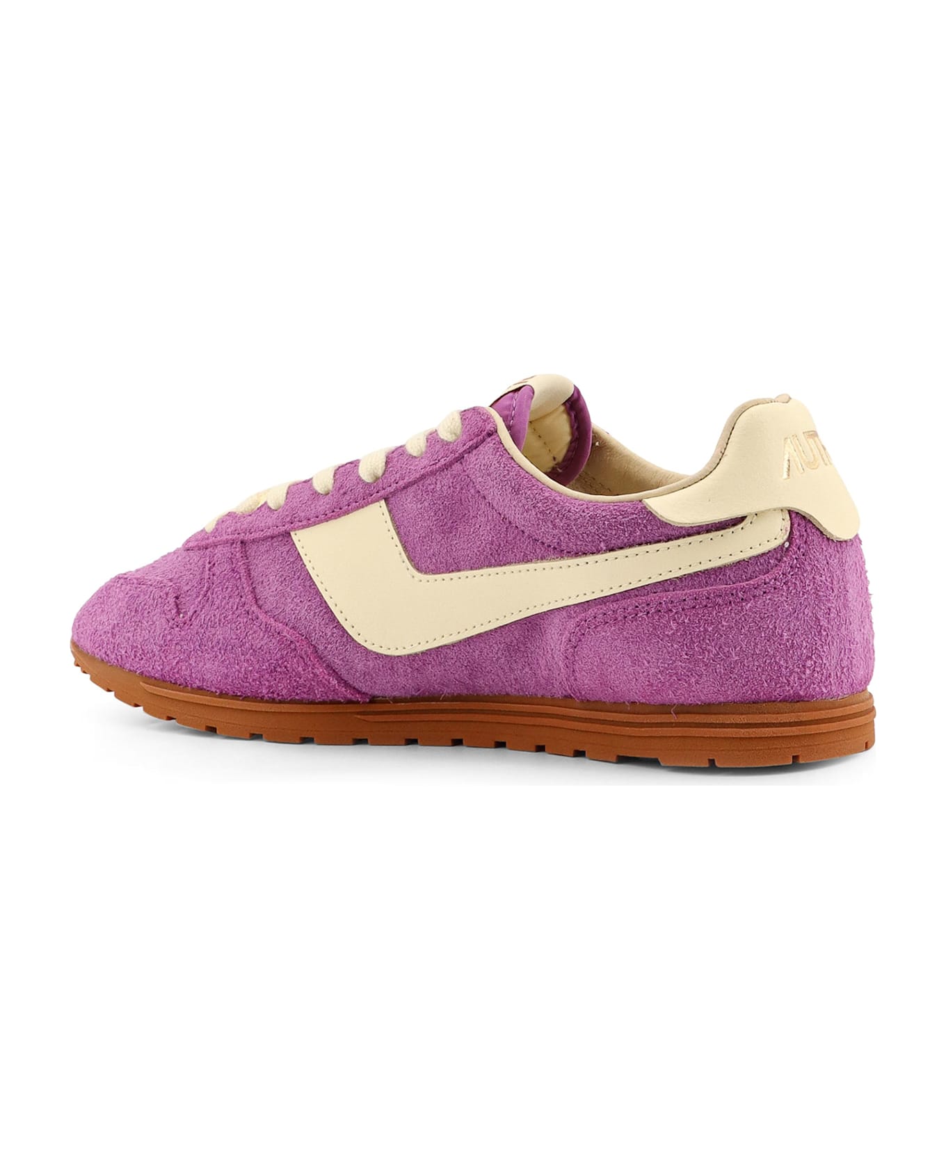Autry Windspin Low-top Suede And Leather Sneakers - Purple スニーカー