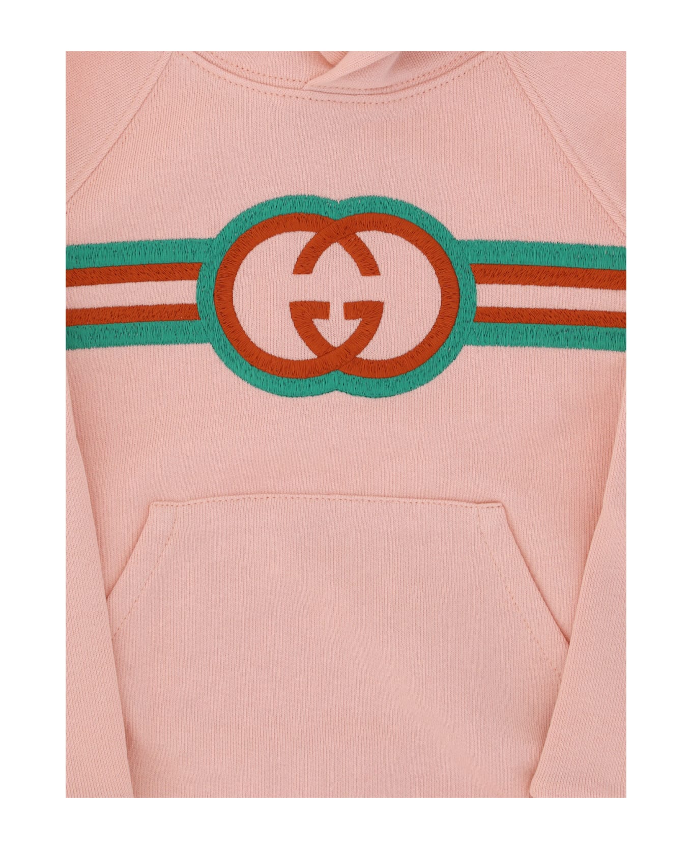 Gucci Hoodie For Boy - Pink
