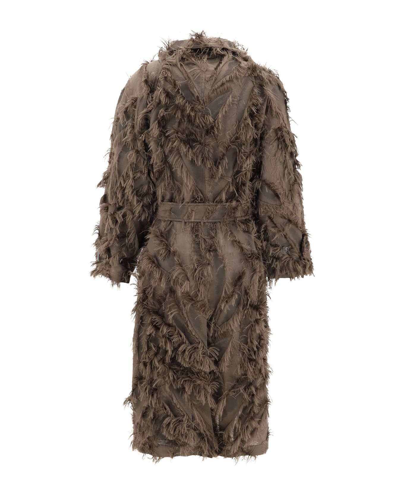 Brunello Cucinelli Coat With Fur Details