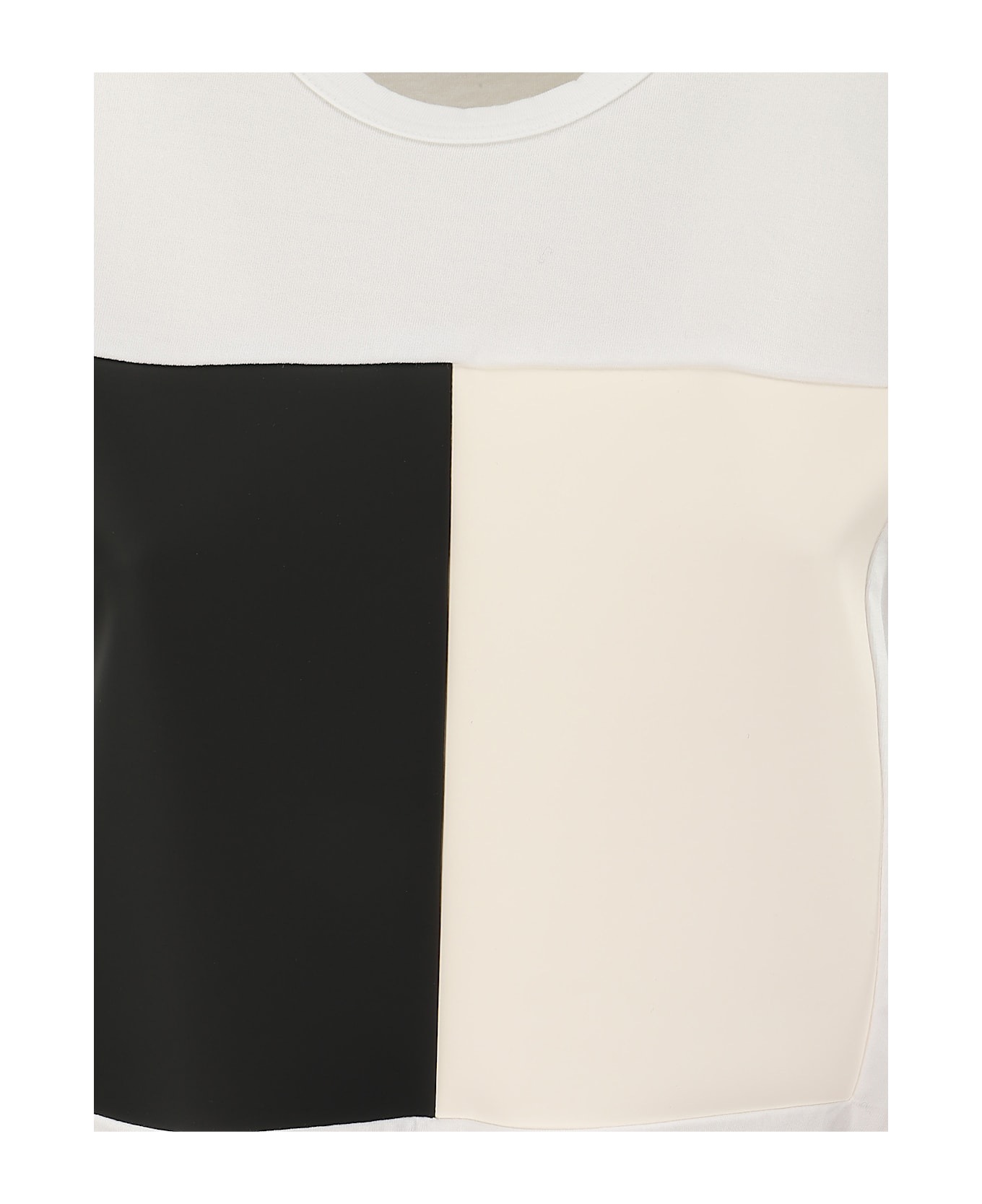 Comme des Garçons Ladies' T-shirt - WHT X BLK X WH