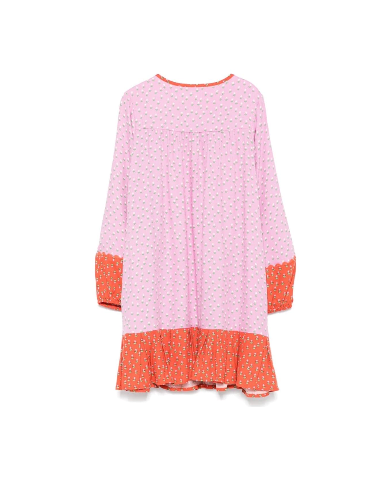 Stella McCartney Kids Abito A Fiori - Pink