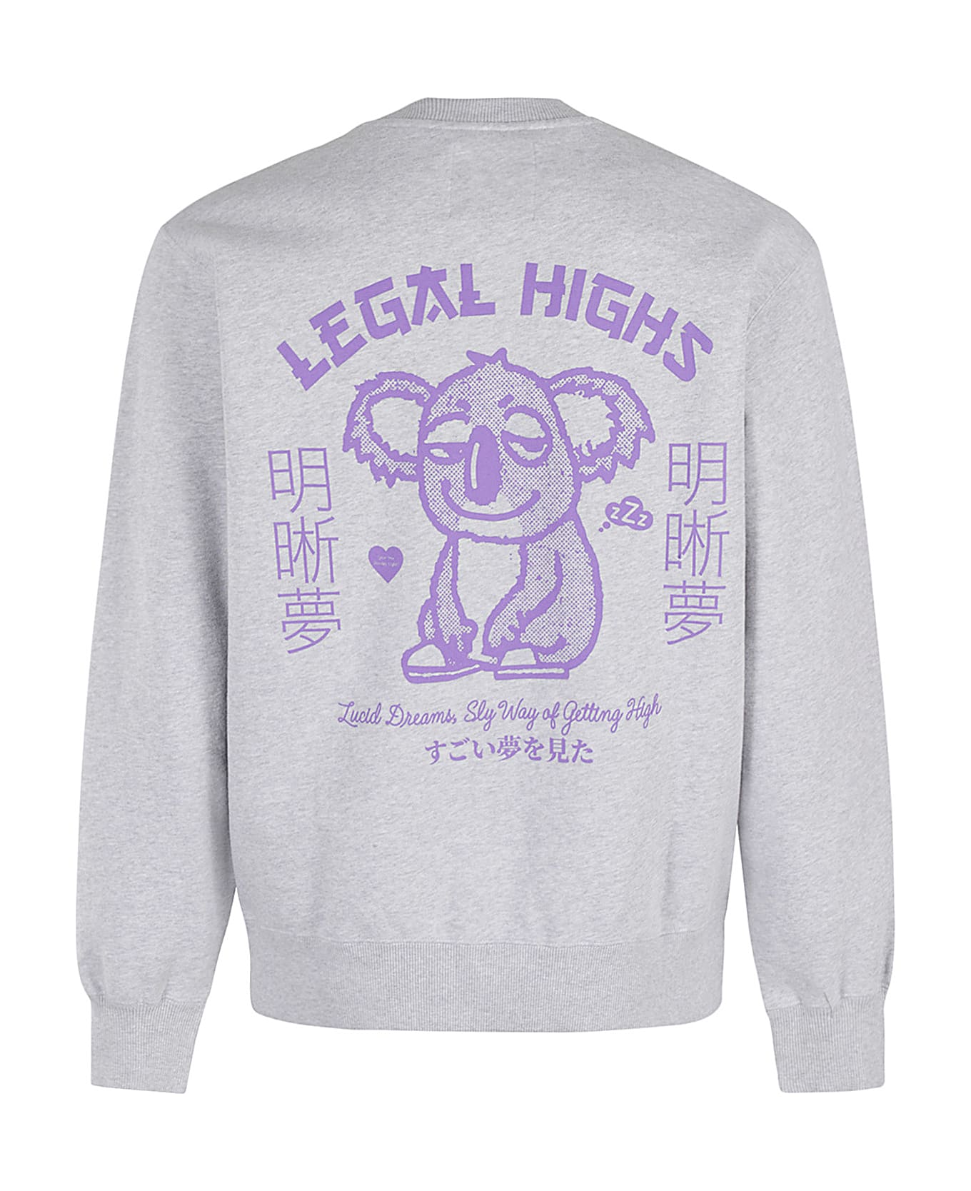 Edwin Legal Highs Sweat - Grey Marl