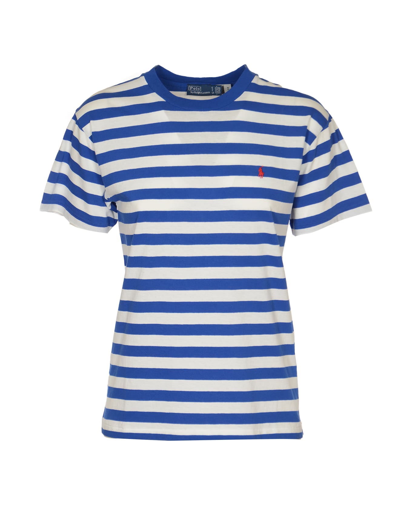 Polo Ralph Lauren Stripe Logo Embroidered T-shirt - Saph Star
