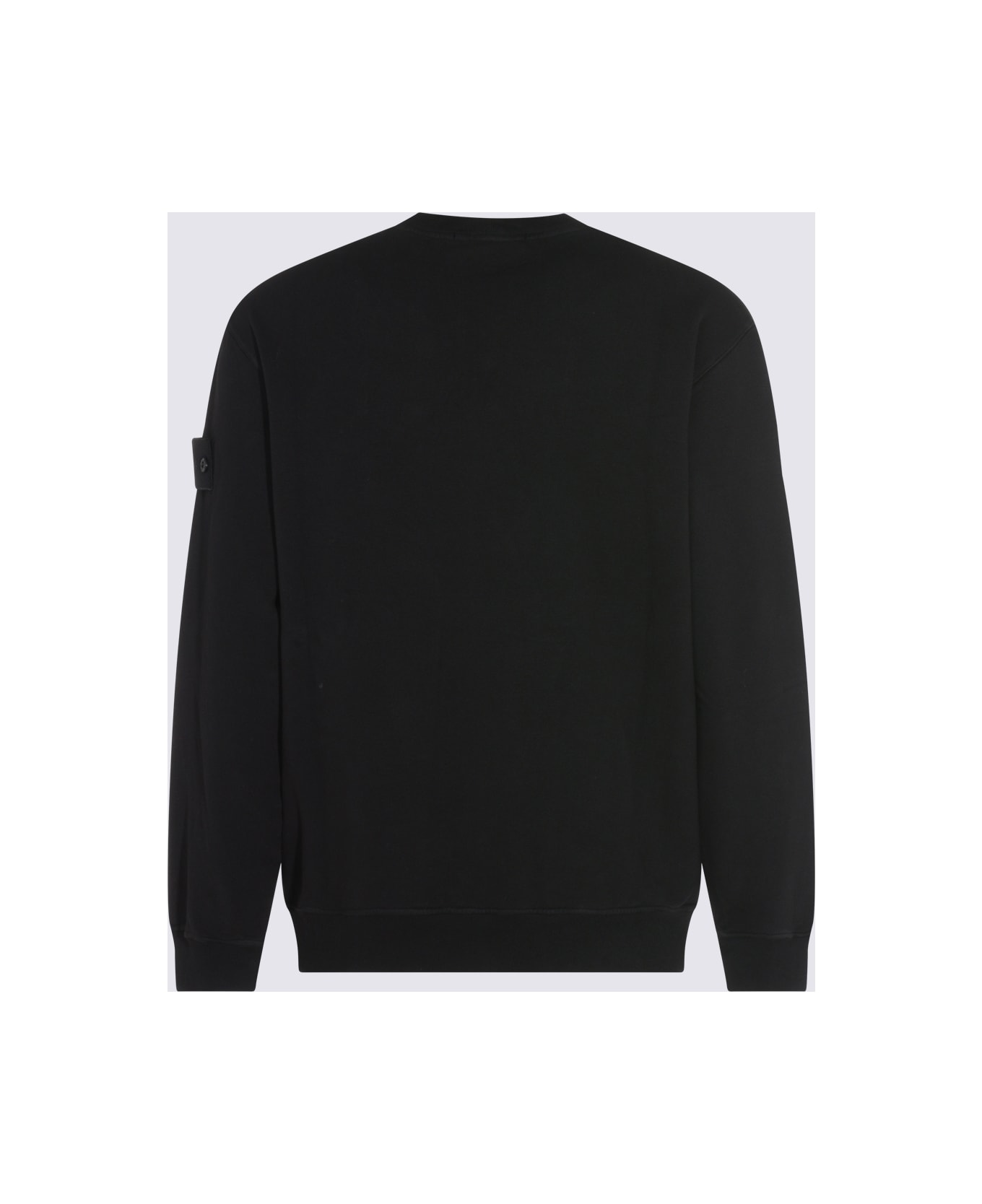 Stone Island Black Cotton Sweatshirt - Black ニットウェア