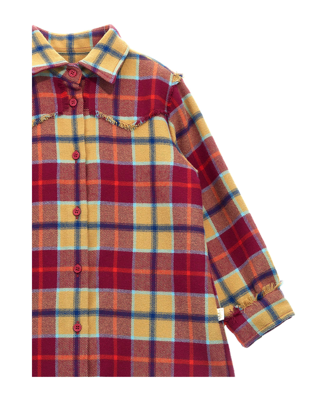 Il Gufo Check Flannel Shirt - Multicolor