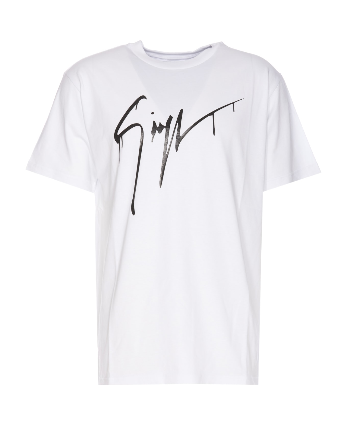 Giuseppe Zanotti Logo T-shirt - White シャツ