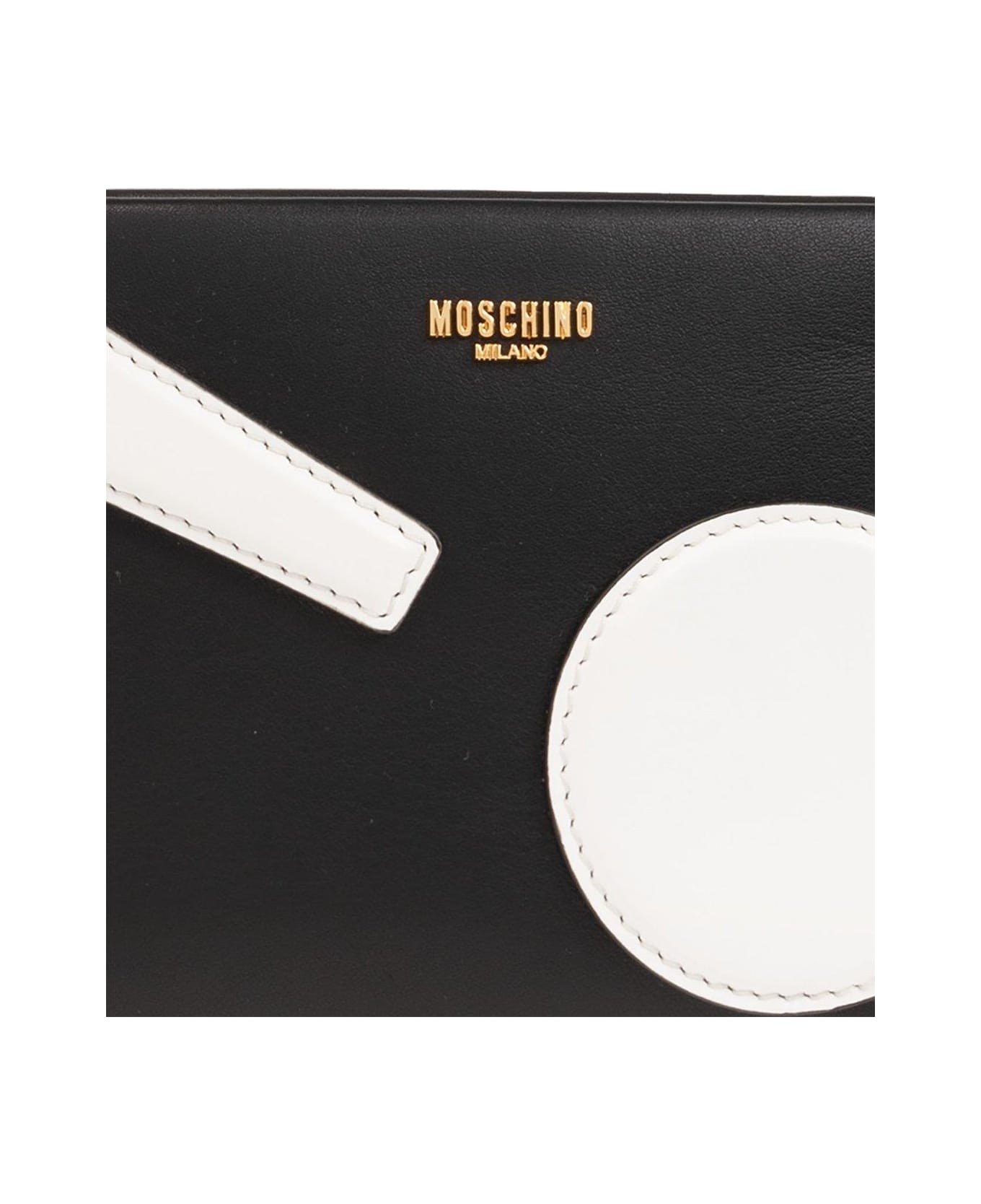 Moschino Exclamation Mark Clutch Bag - Nero クラッチバッグ