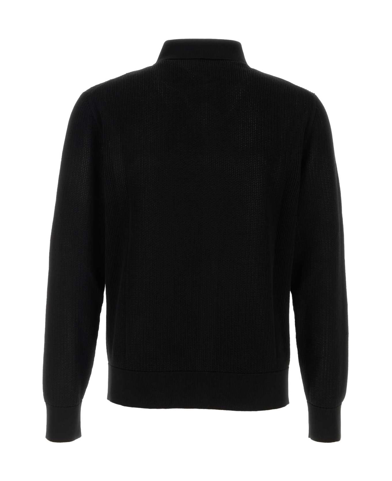 Black Mesh Cardigan