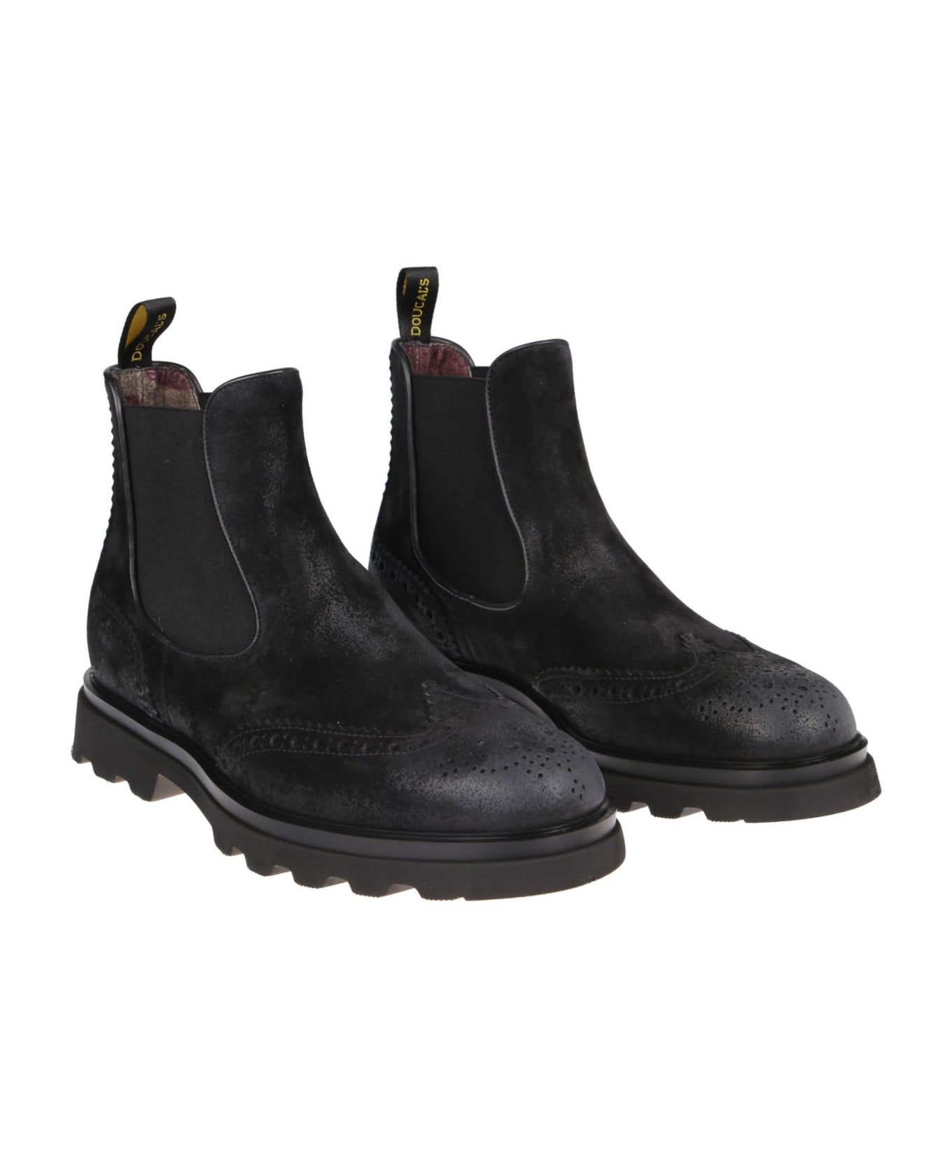 Doucal's Coda Rondine Chelsea Boots - Nero/fondo Nero