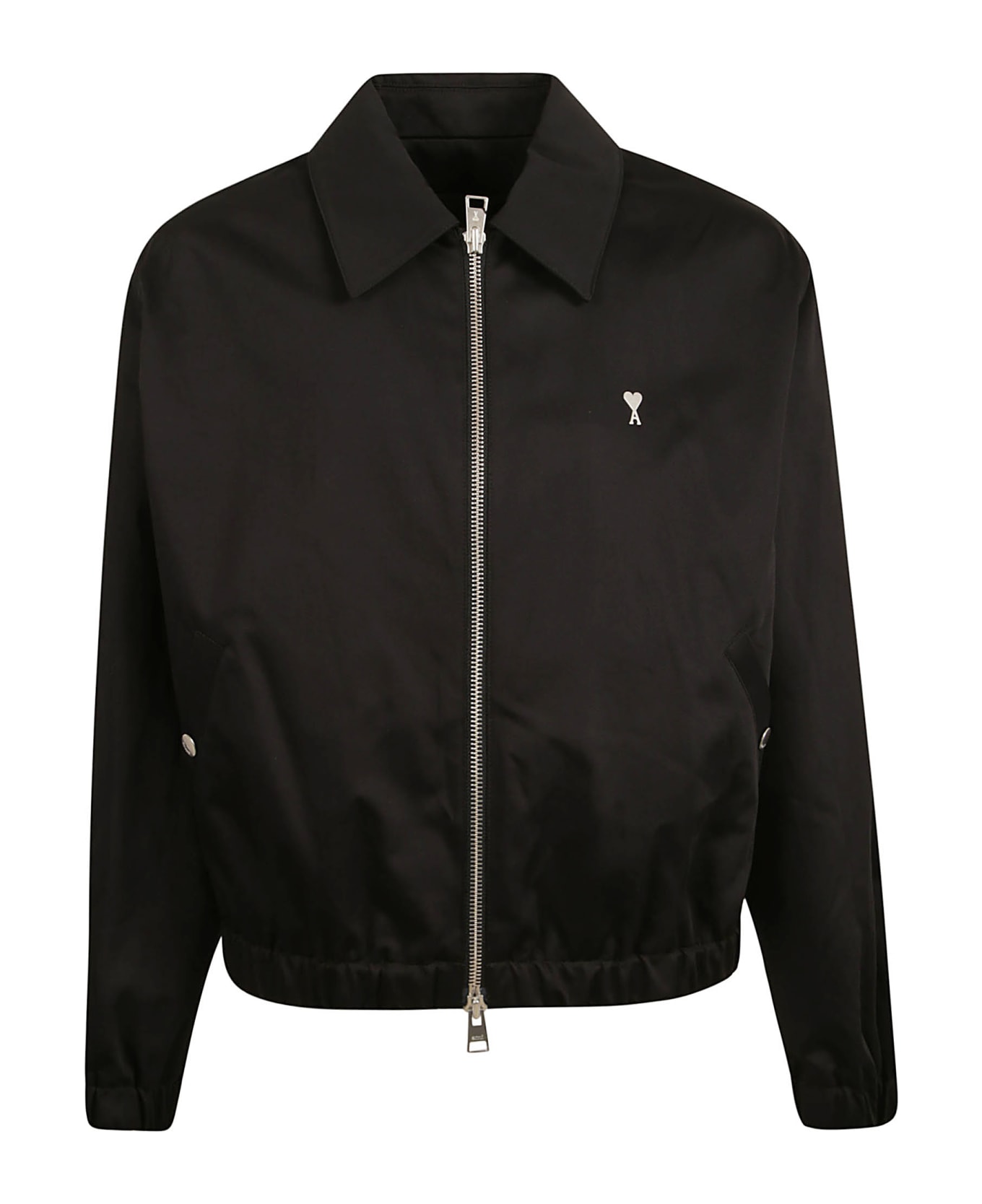 Ami Alexandre Mattiussi Zip Classic Jacket - Black