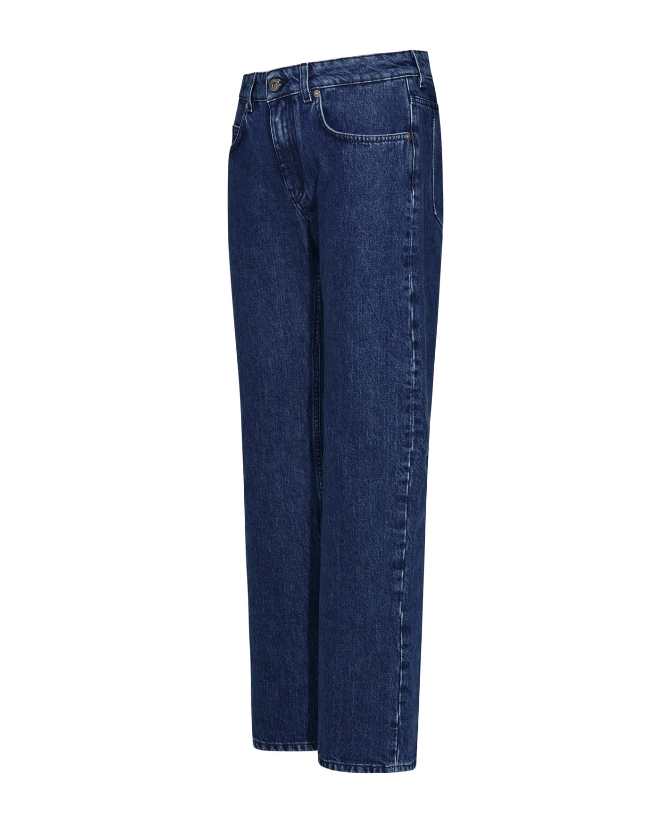 Off-White '90s' Blue Cotton Jeans - Blue