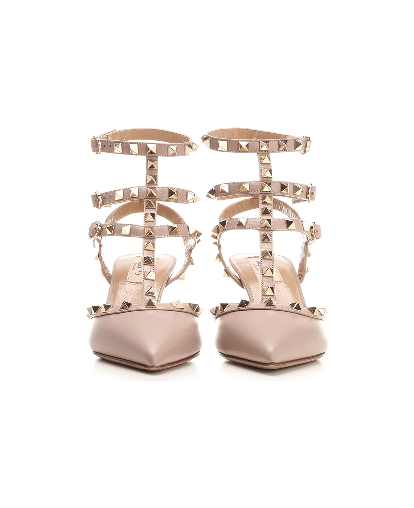Valentino Garavani Rockstud Pumps - POUDRE