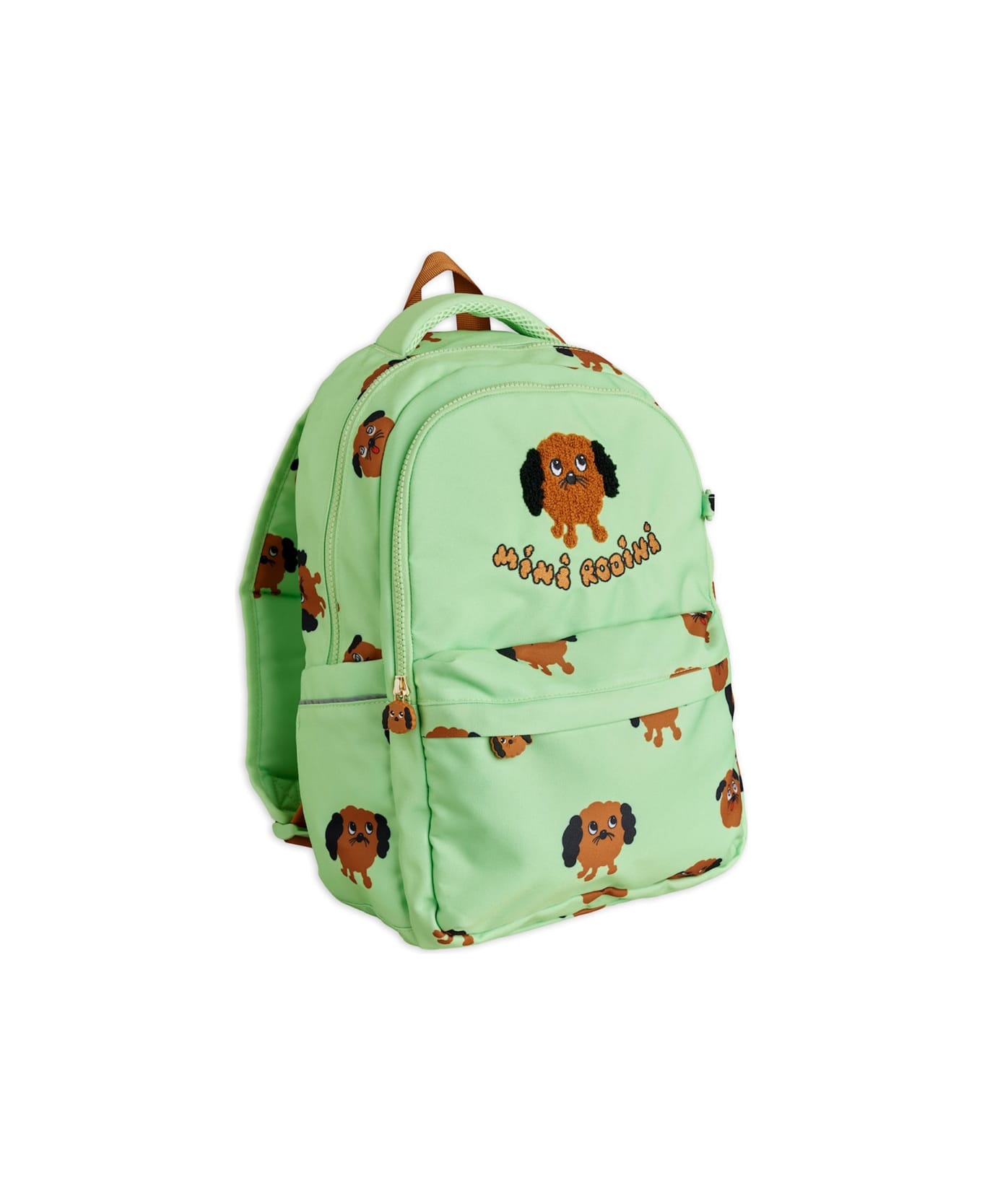 Mini Rodini Backpack "doggies" - GREEN
