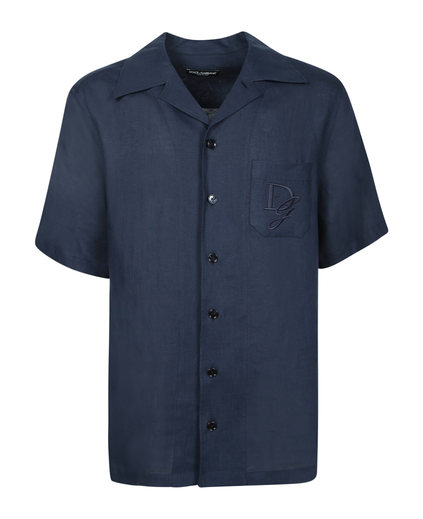 Dolce & Gabbana Linen Shirt - Blue