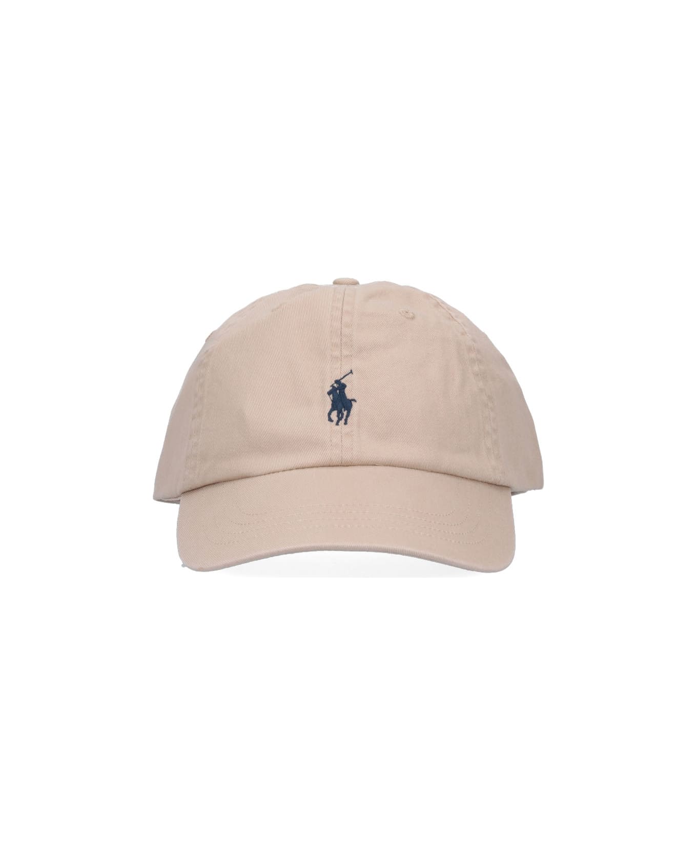 Polo Ralph Lauren Baseball Logo Hat - Beige