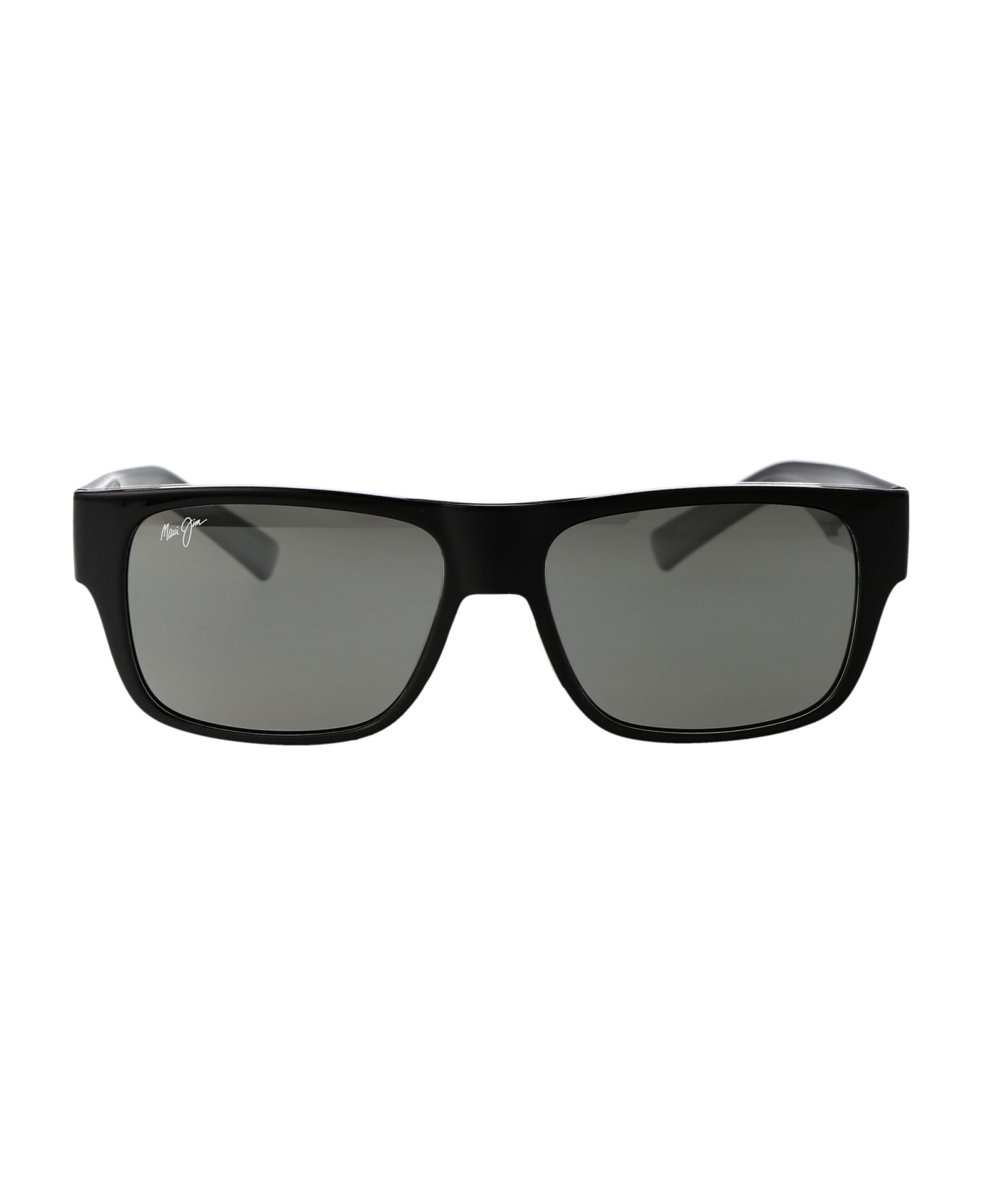 Maui Jim Keahi Sunglasses - 02 GREY BLACK GLOSS