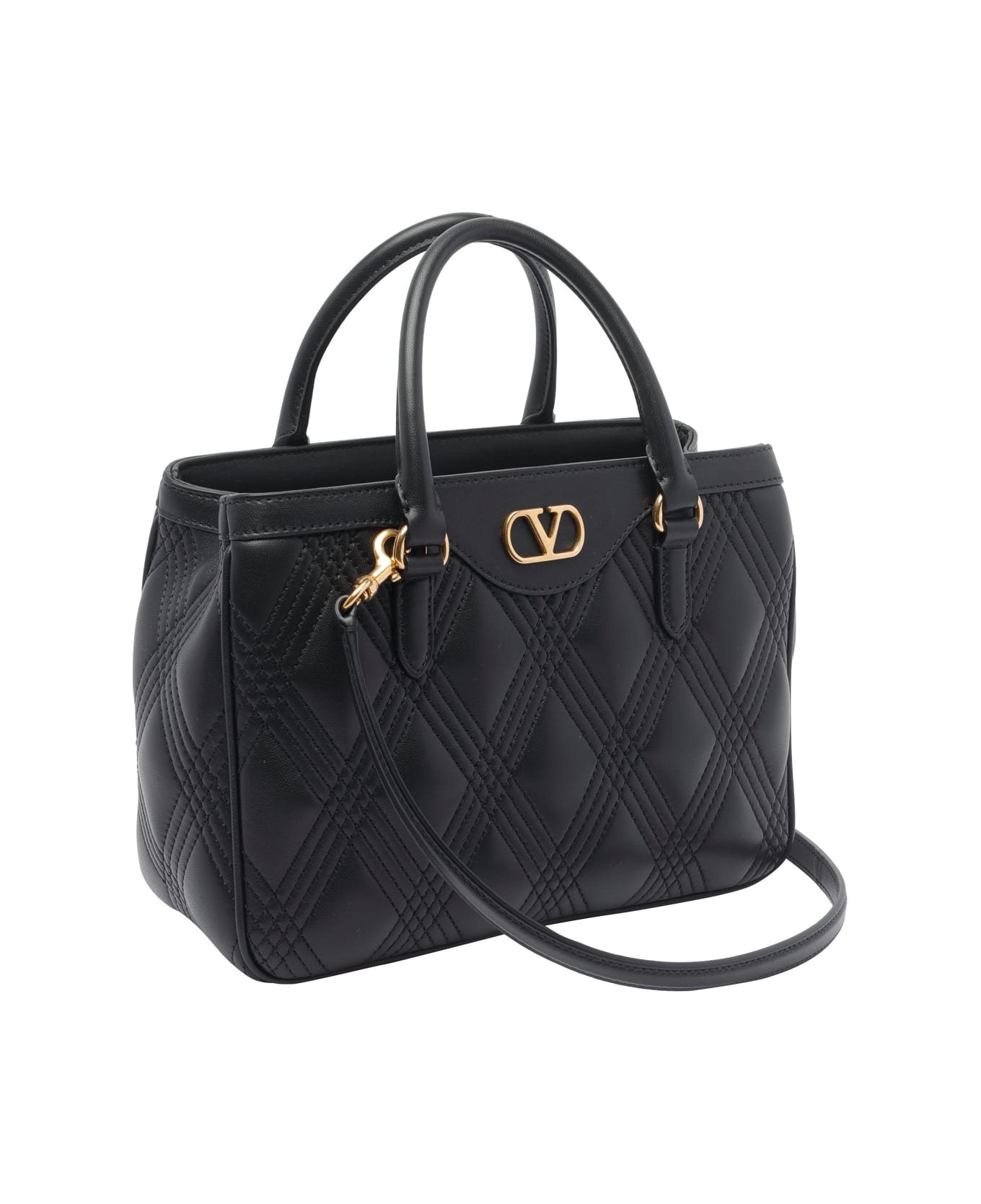 Valentino Garavani Quiltie 67 Handbag - Black