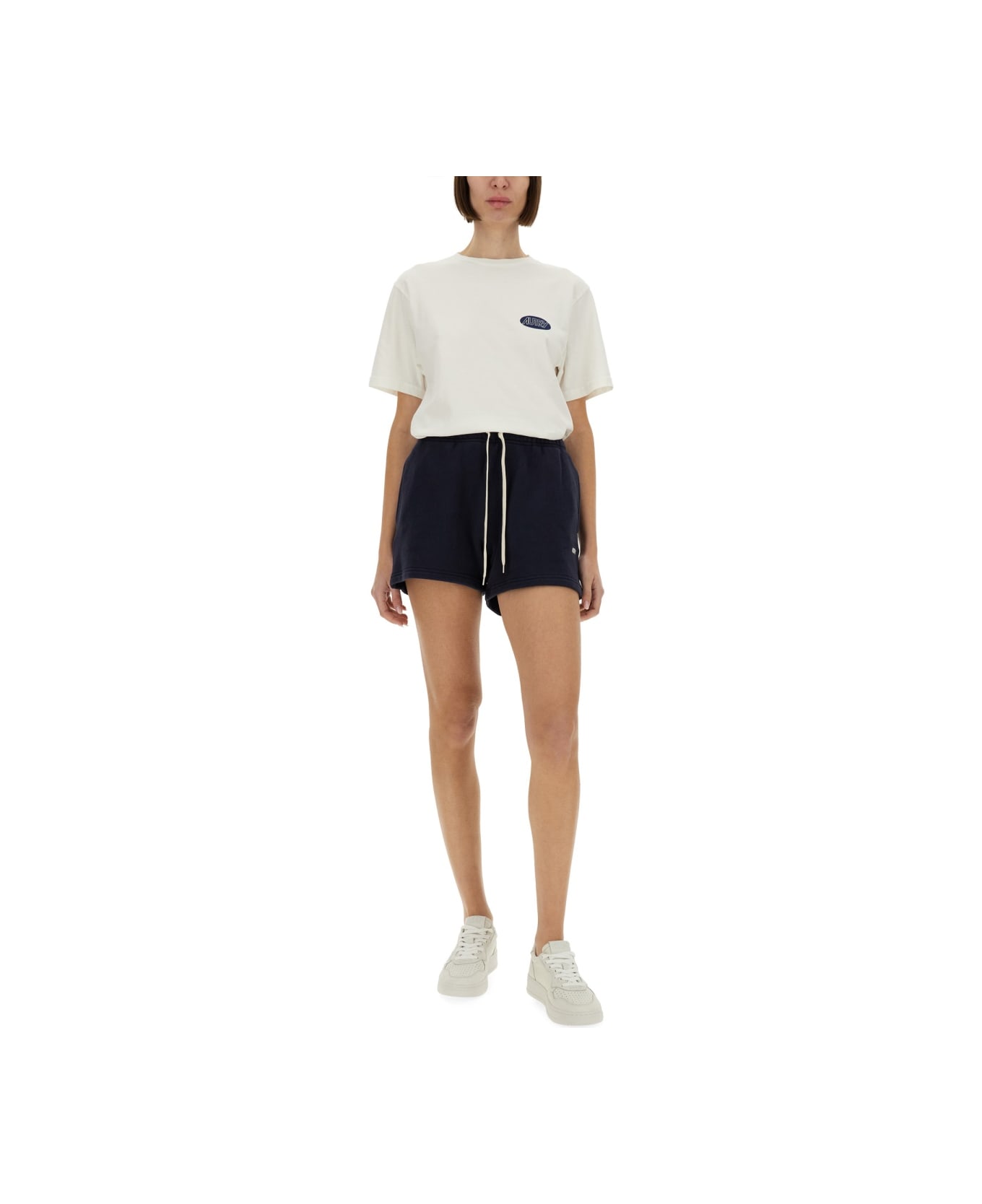 Autry Sweatshirt Shorts - BLUE