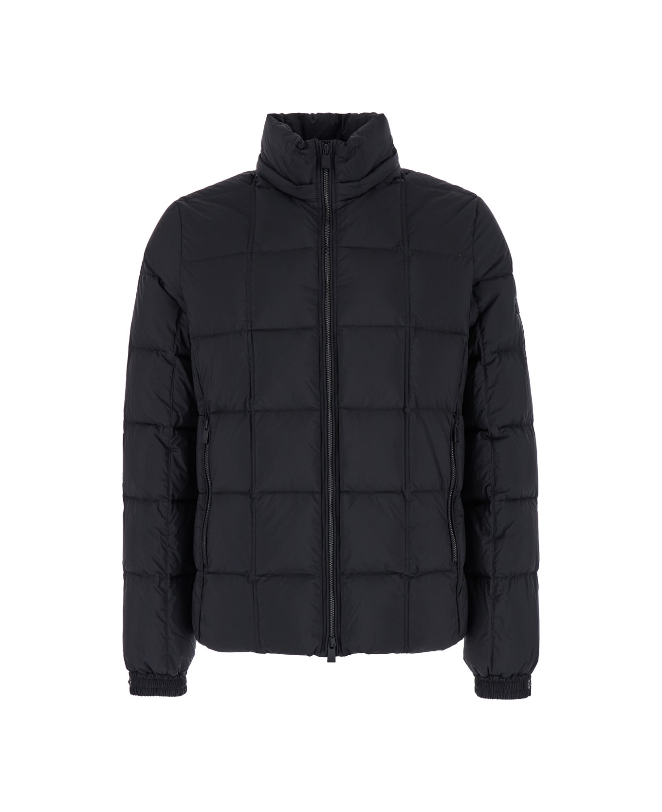 TATRAS 'gesso' Black Quilted Down Jacket With Detachable Hood In Nylon Man - Black