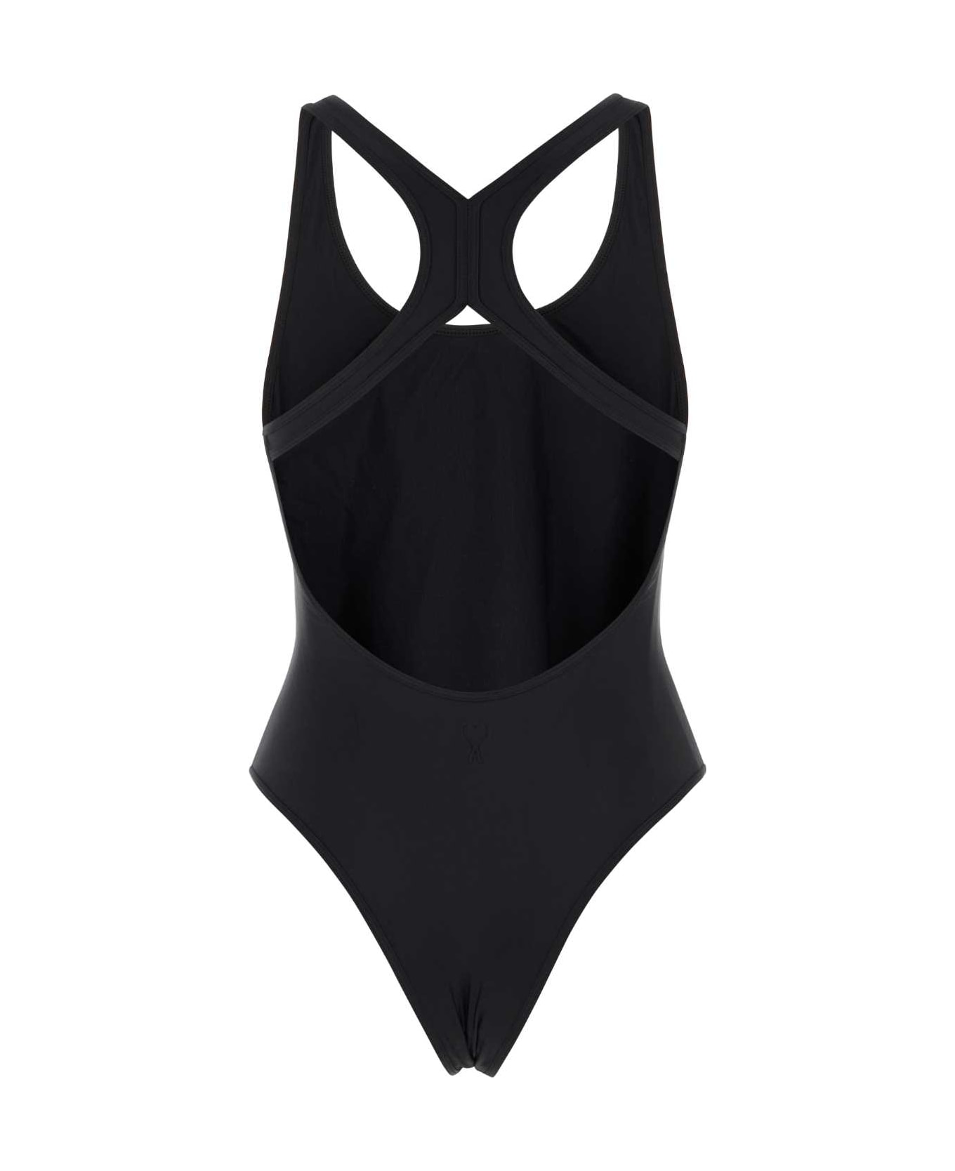 Ami Alexandre Mattiussi Black Stretch Nylon Swimsuit - 001 水着