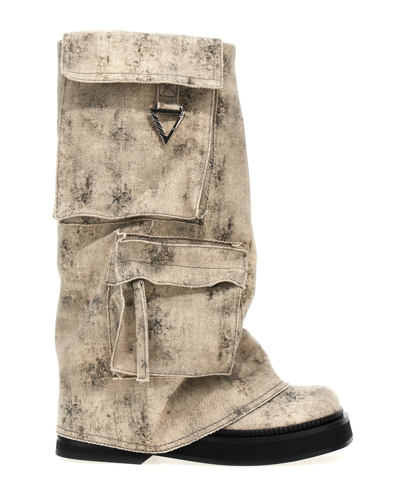 The Attico Robin Boots - Gray