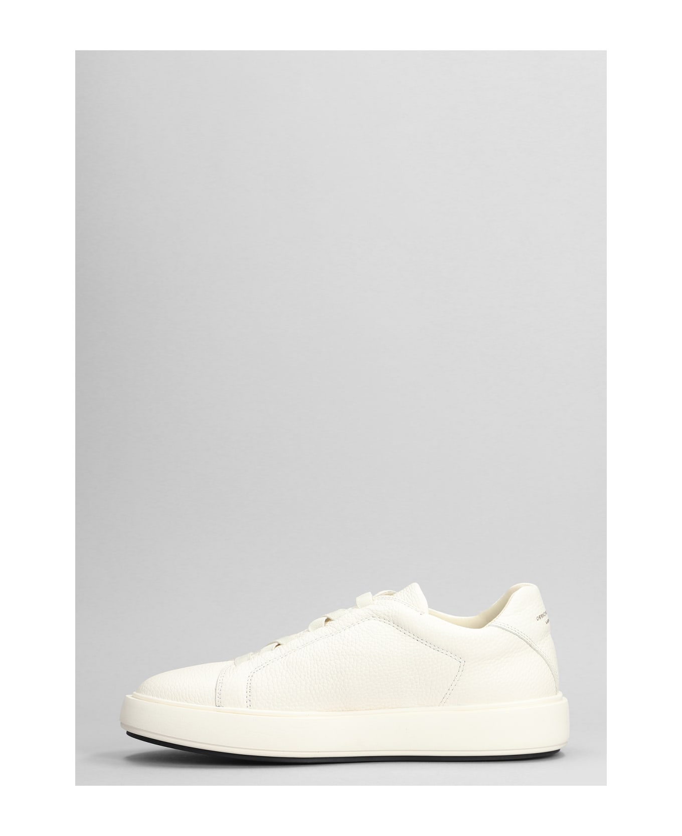 Officine Creative Slouch 001 Sneakers In White Leather - white