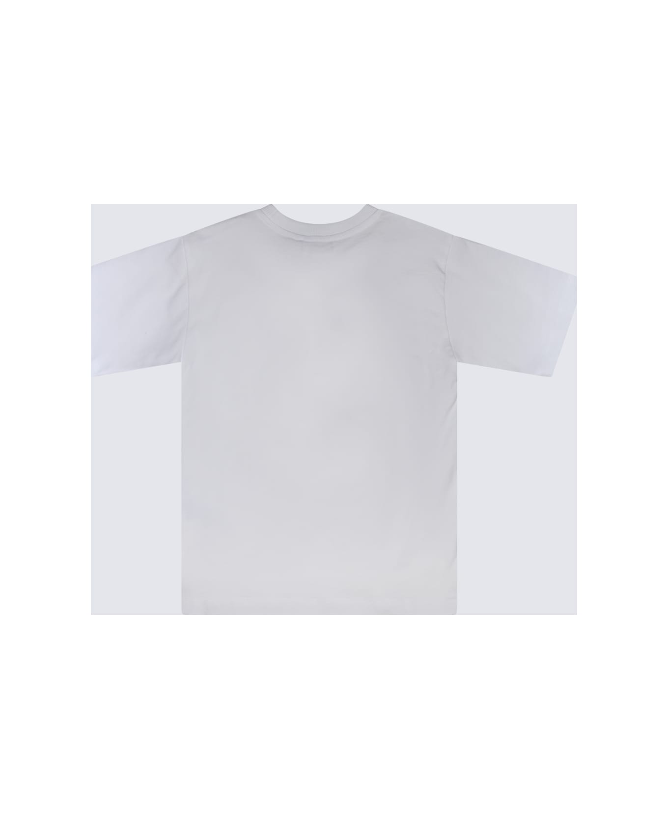 Moschino White Multicolour Cotton T-shirt - White