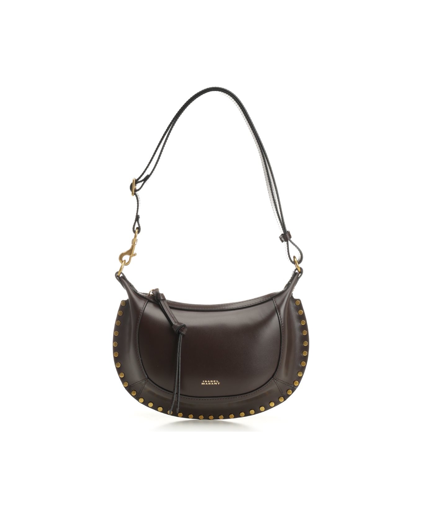 Isabel Marant Oskan Moon Bag - CHOCOLATE
